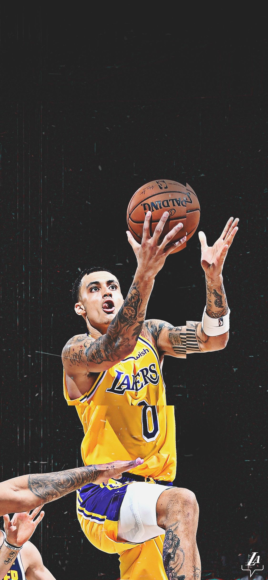 Giocatore Lakers tiro basket, Los Angeles Lakers, 1125x2436 Verticale, Telefono