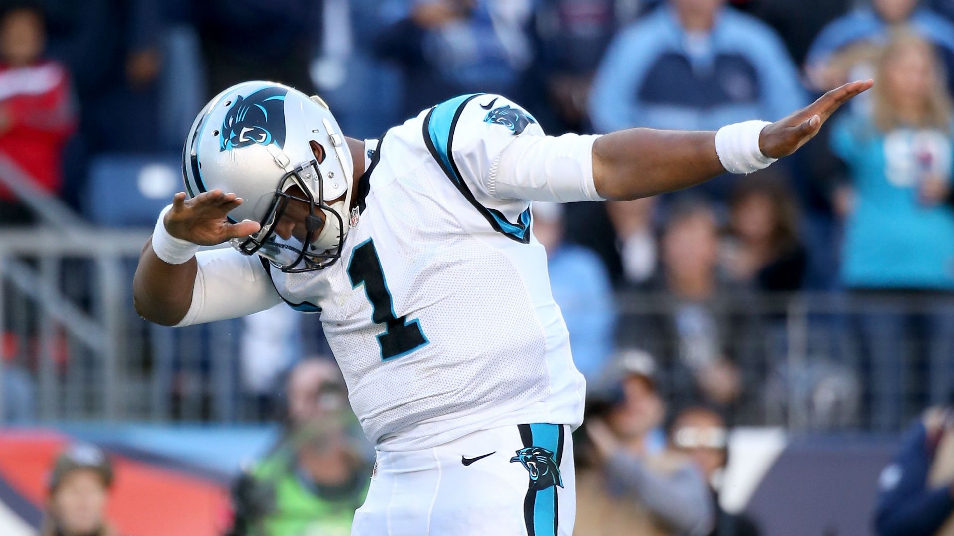 Giocatore NFL Panthers esulta, 1920x1080 1080p, Laptop