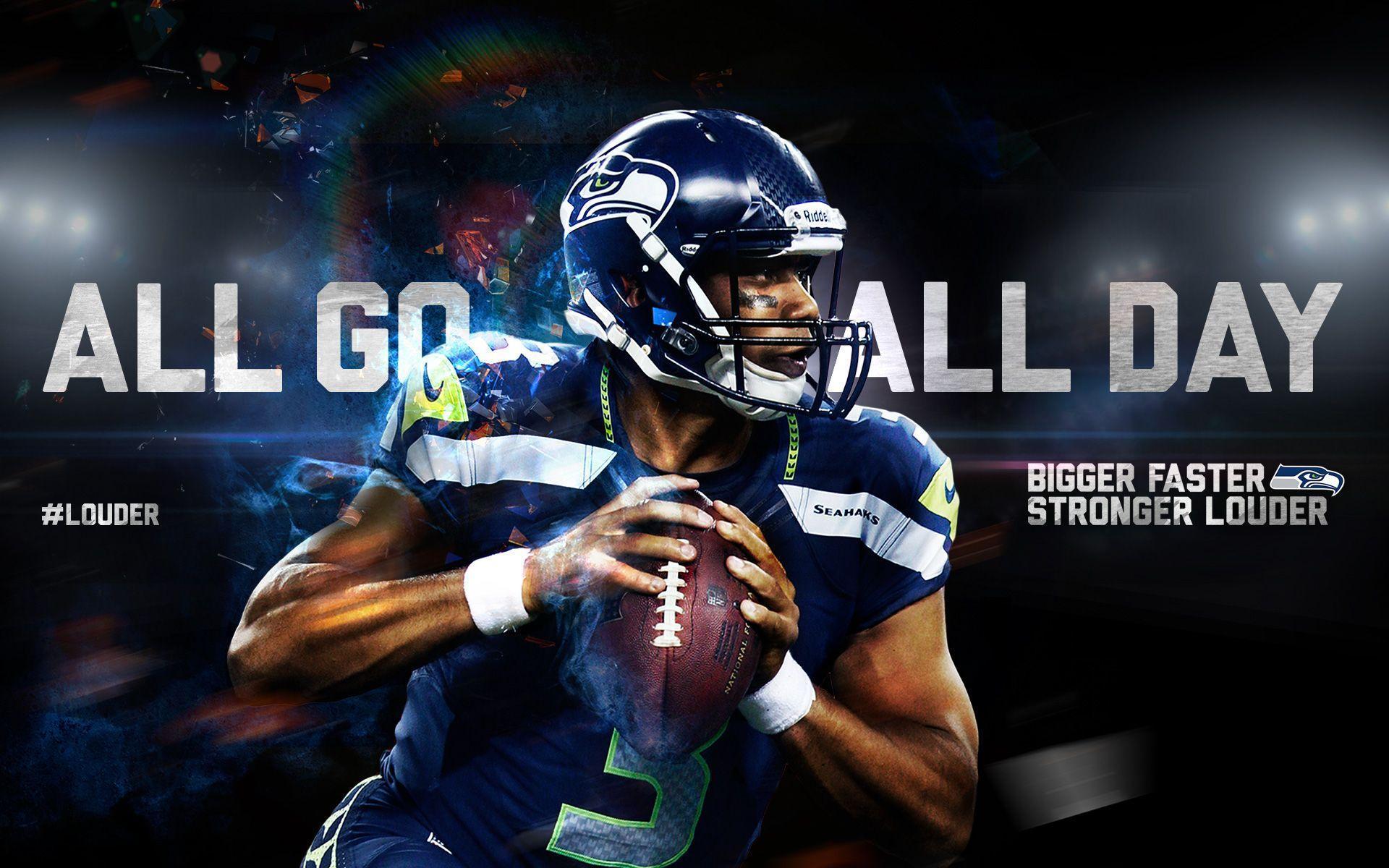 Giocatore Seattle Seahawks football, NFL, 1920x1200 Full HD+, PC