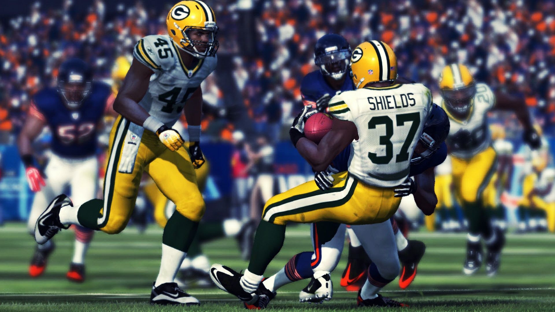 Giocatori NFL football americano, 1900x550 Ultrawide, iMac