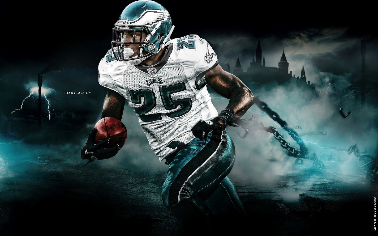 Giocatore NFL Eagles numero 25, Philadelphia Eagles, 1600x1000 900p, PC