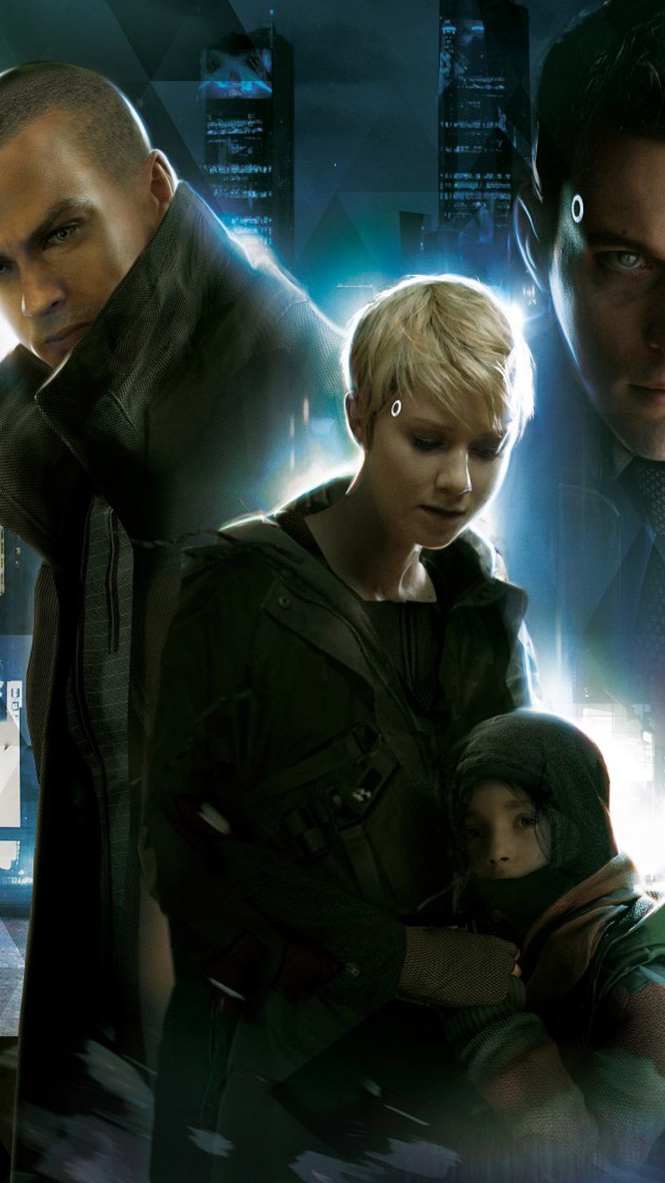 Detroit Become Human personaggi, 950x1689 Full HD Verticale, Smartphone