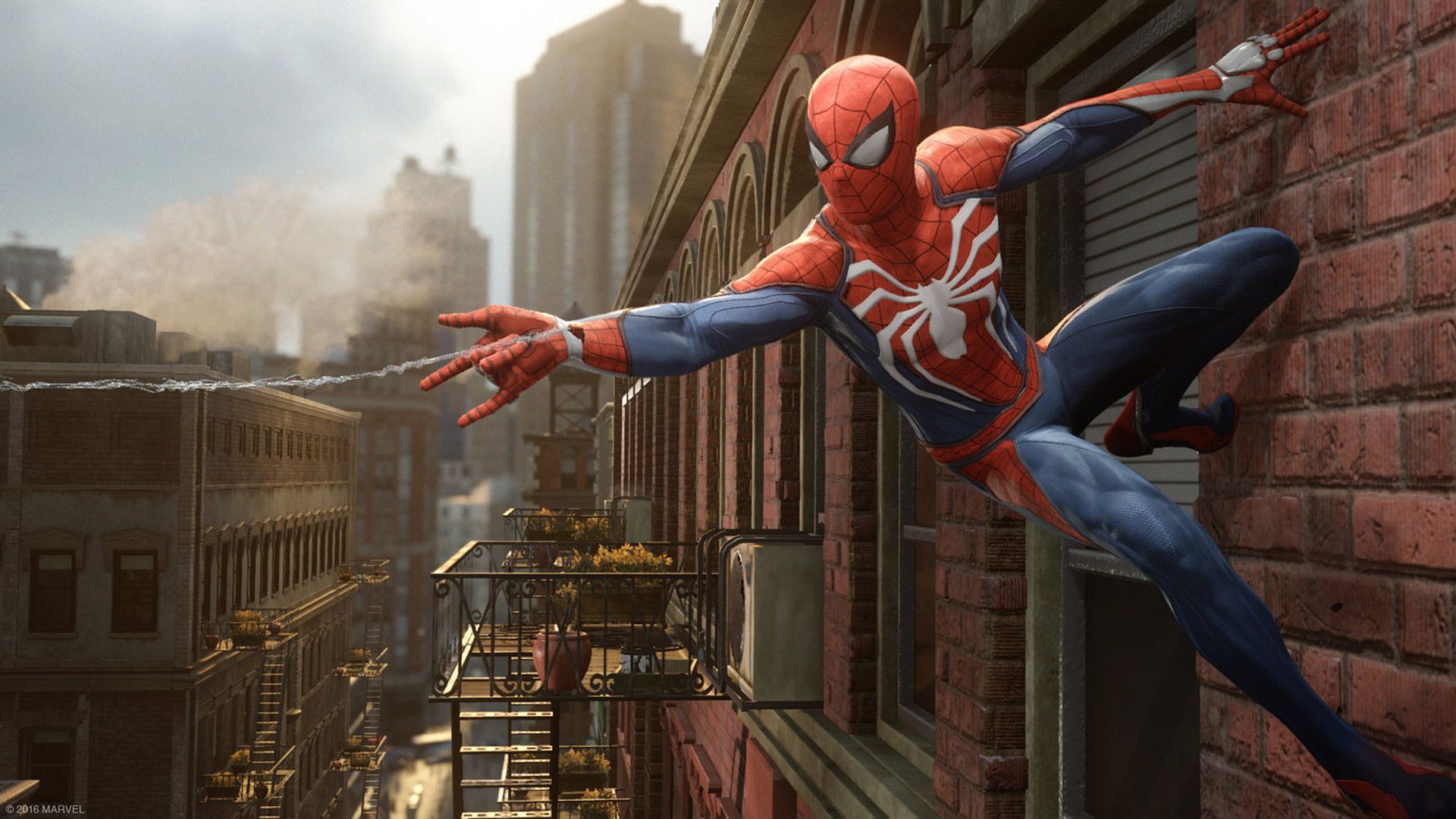 Spider-Man PS4 città, 1920x1080 Full HD 1080p, PC