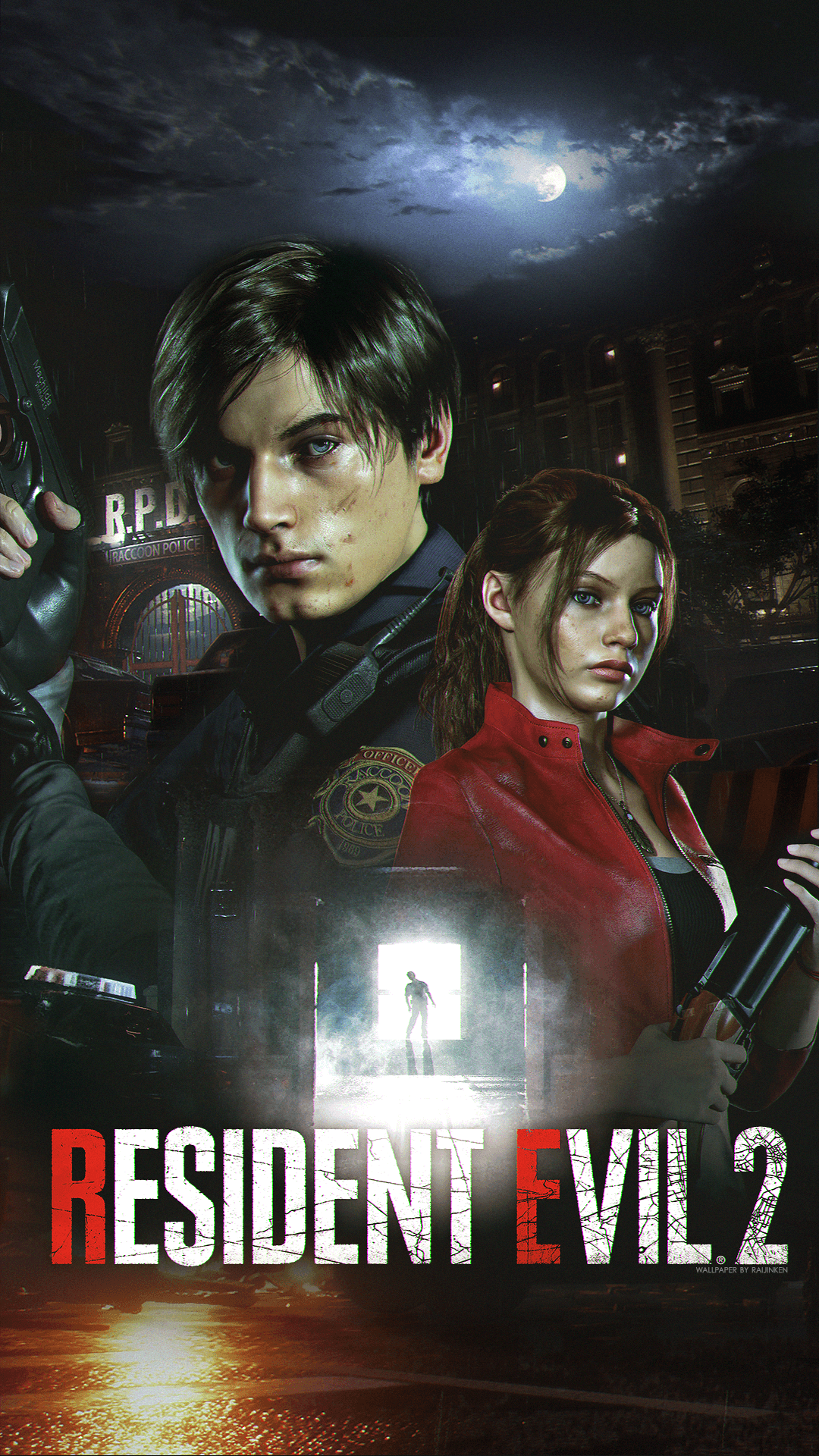 Resident Evil 2 personaggi, survival horror, 1080x1920 Full HD Verticale, Smartphone