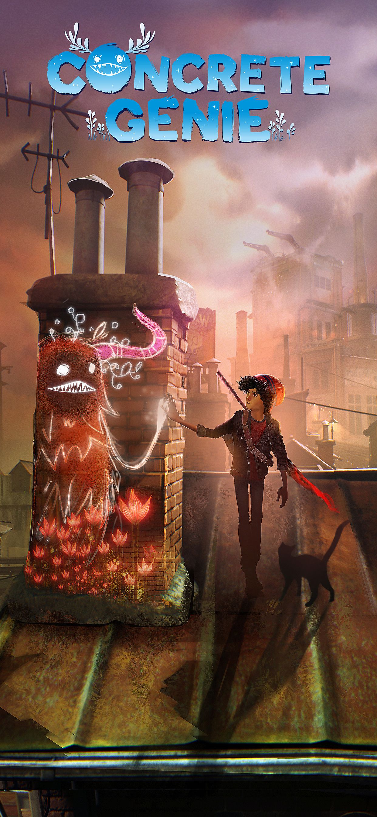 Concrete Genie personaggi videogioco, 1242x2688 Full HD Verticale, Smartphone