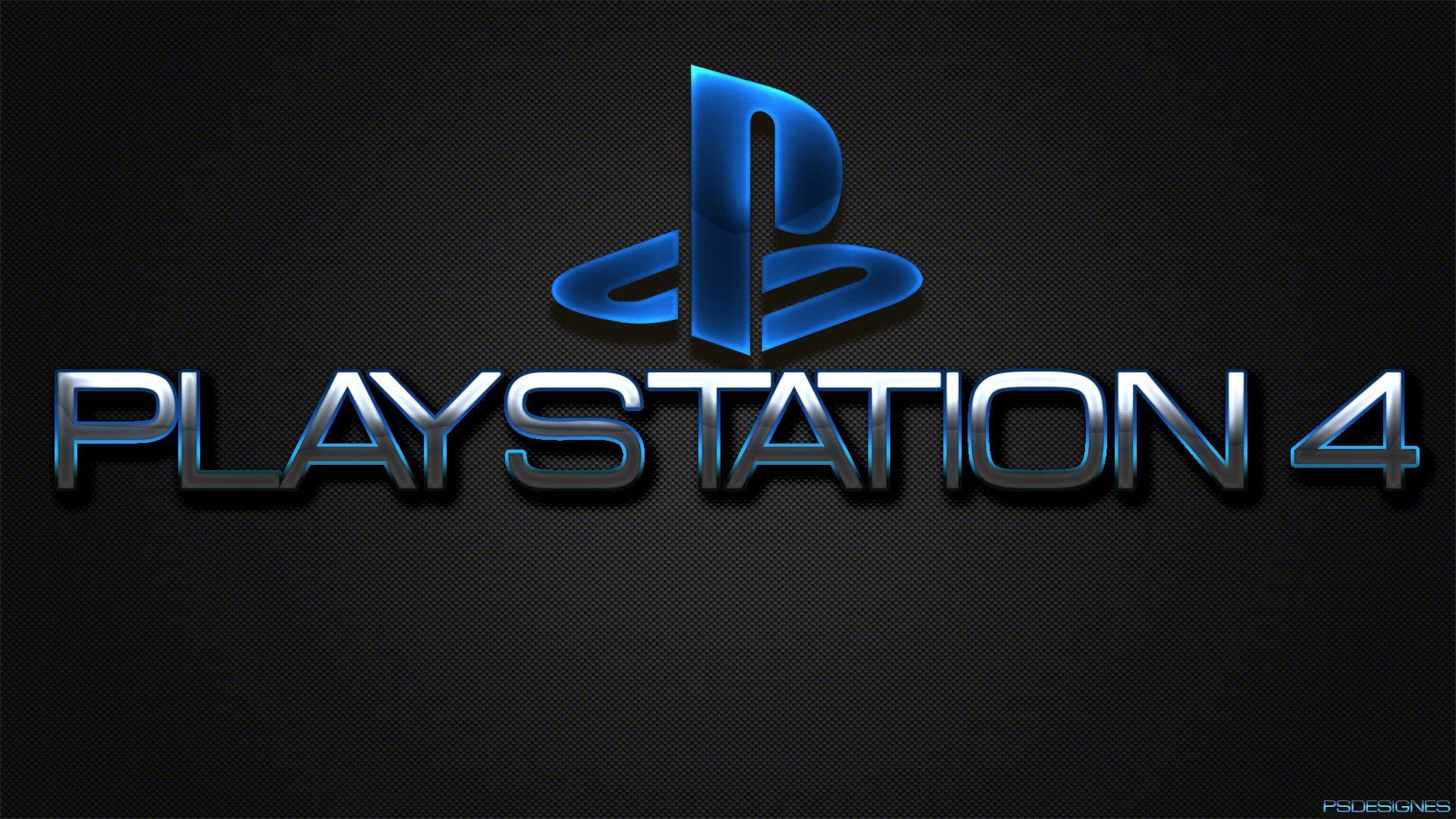 Logo PlayStation 4 blu, 1920x1080 Full HD 1080p, Desktop