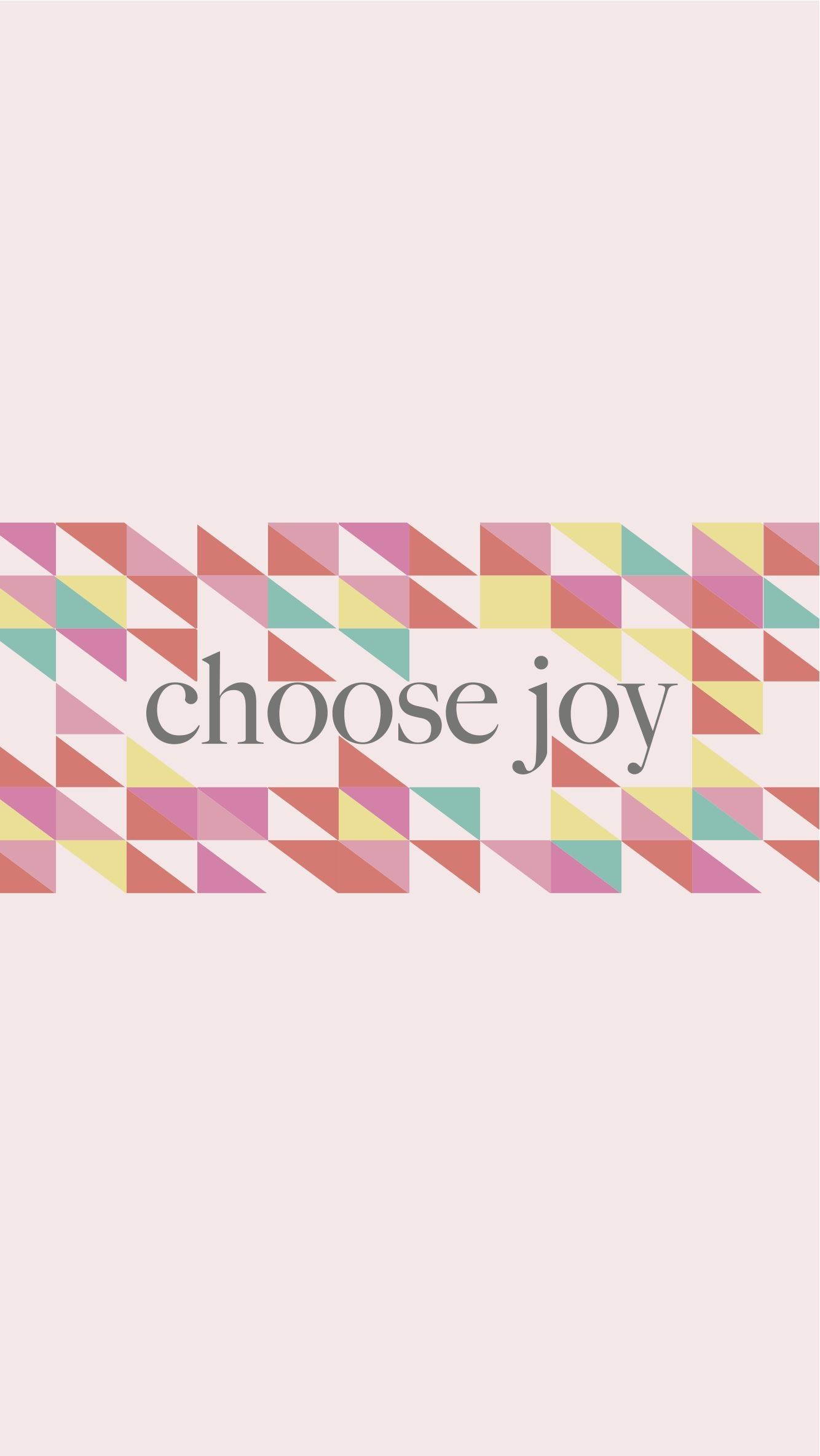 Rose disegnate scritta choose joy, 750x1333 Verticale, iPhone Air