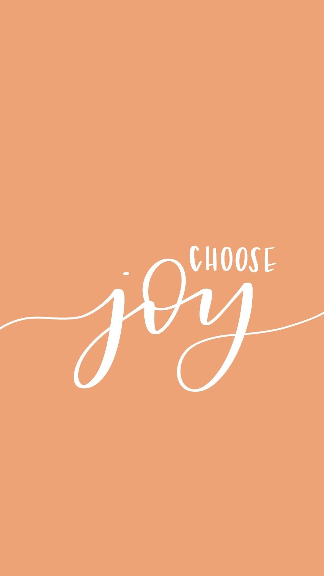Scritta Choose Joy corsivo, 1080x1920 Verticale, iPhone Air