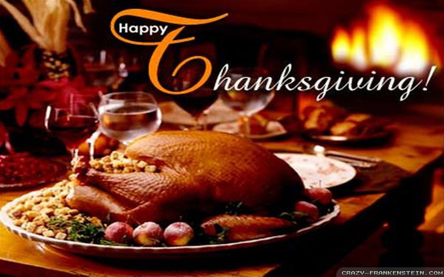 Tacchino arrosto Happy Thanksgiving, 1440x900 HD, Desktop