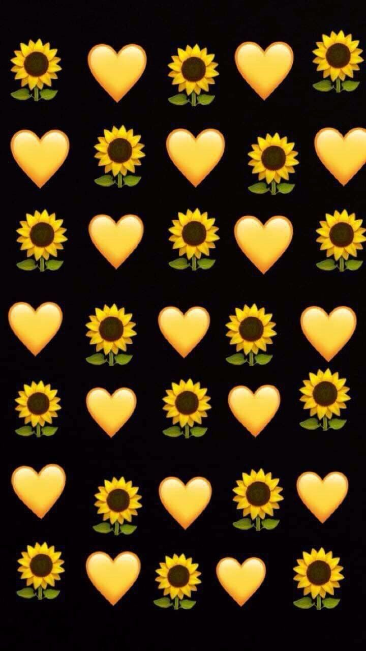 Girasoli gialli sfondo blu, 1080x1920 Full HD Verticale, iPhone