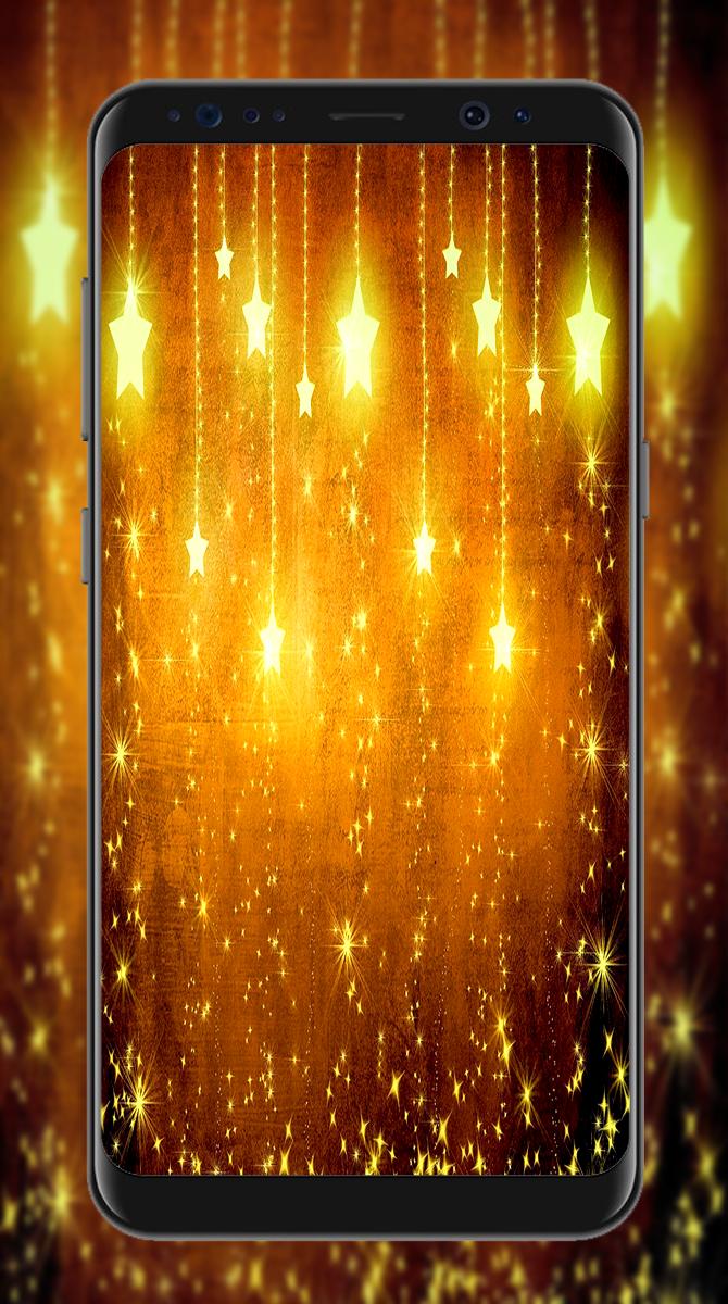 Particelle luminose sfondo arancione, 1920x1080 Full HD 1080p, PC Desktop