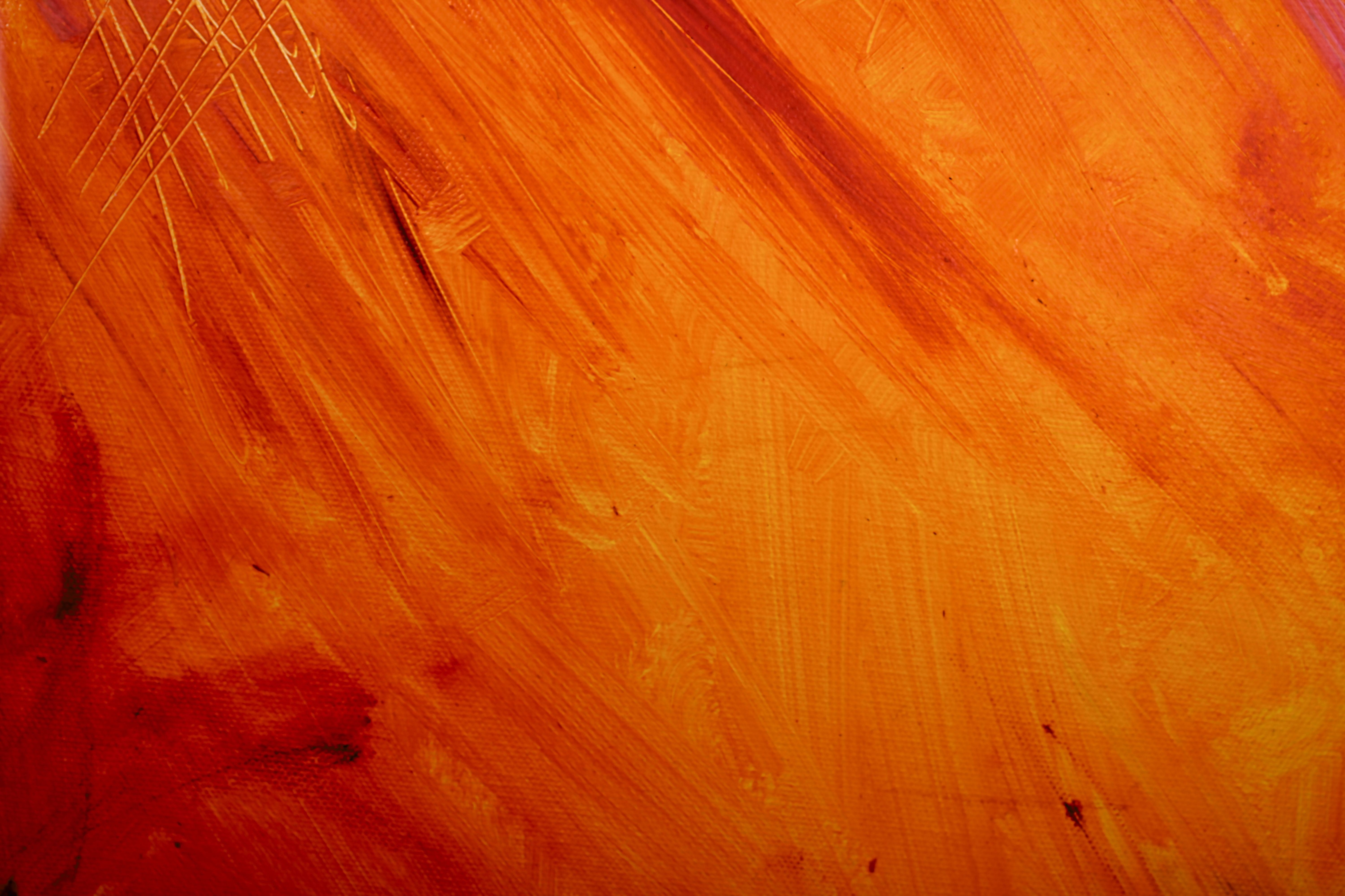 Fiore rosso su gradiente arancione, 1080x1920 Verticale, Samsung Galaxy