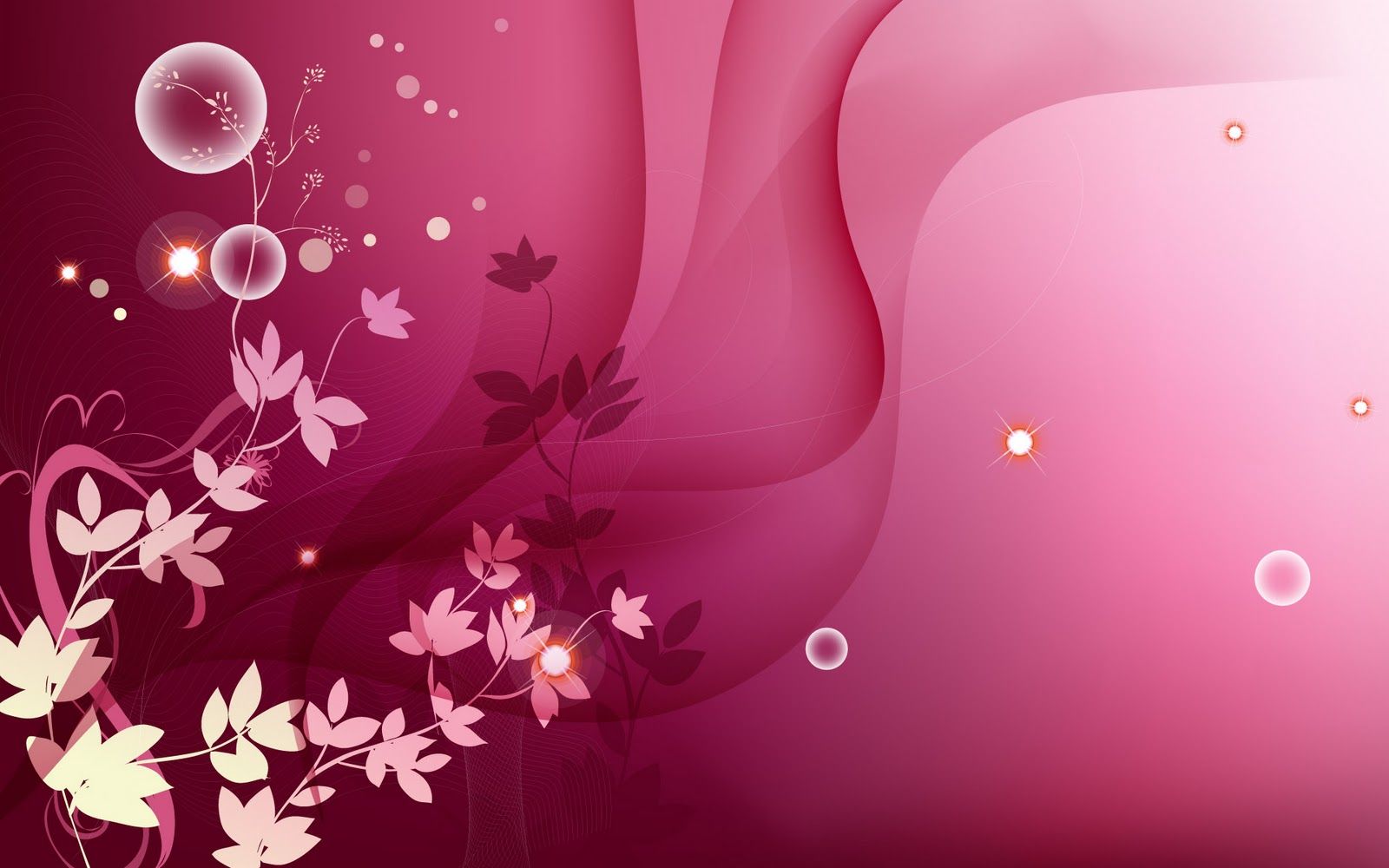 Sfondo rosa fiori decorativi, 1600x1000 900p, HP Laptop