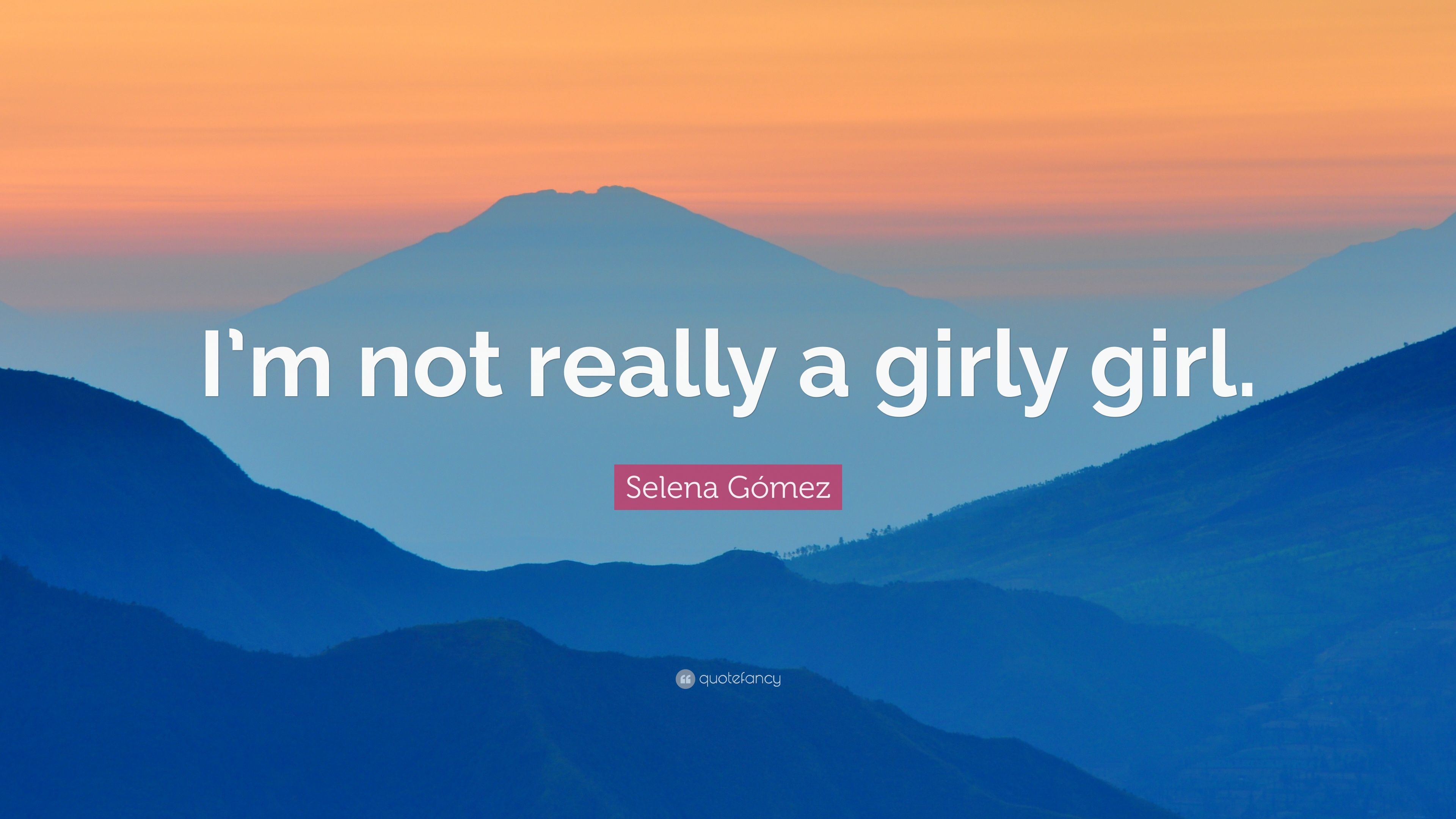 Citazione Selena Gomez, montagne blu, cantante, 3840x2160 4K, Desktop 4K
