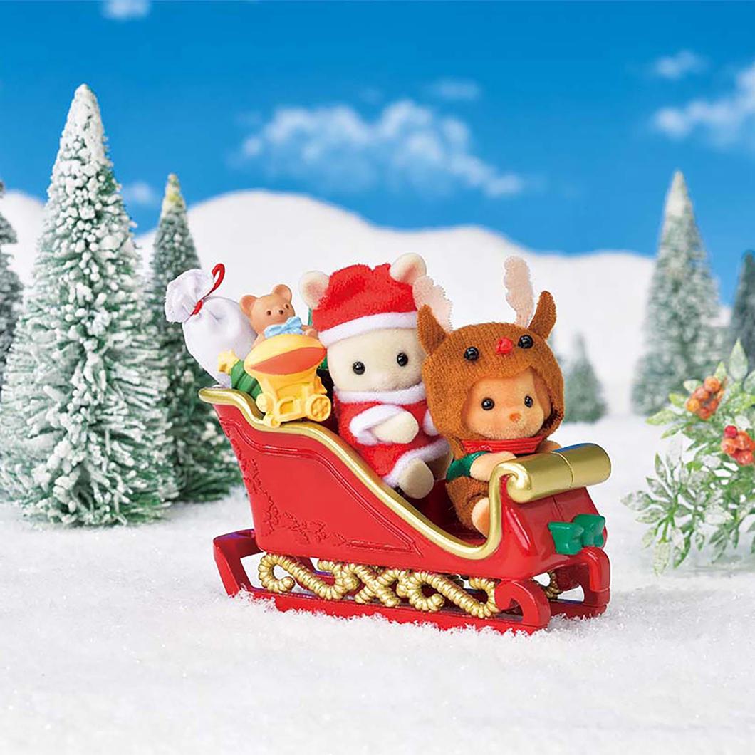 Sylvanian Families slitta natalizia, 1060x1060 HD, Desktop