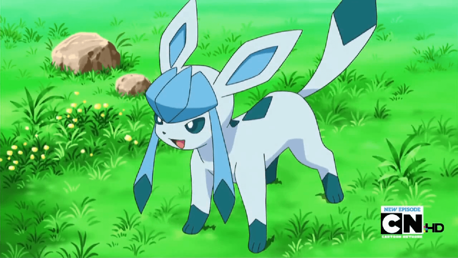 Glaceon Pokemon sfondo nero, 1920x1080 Full HD 1080p, Laptop