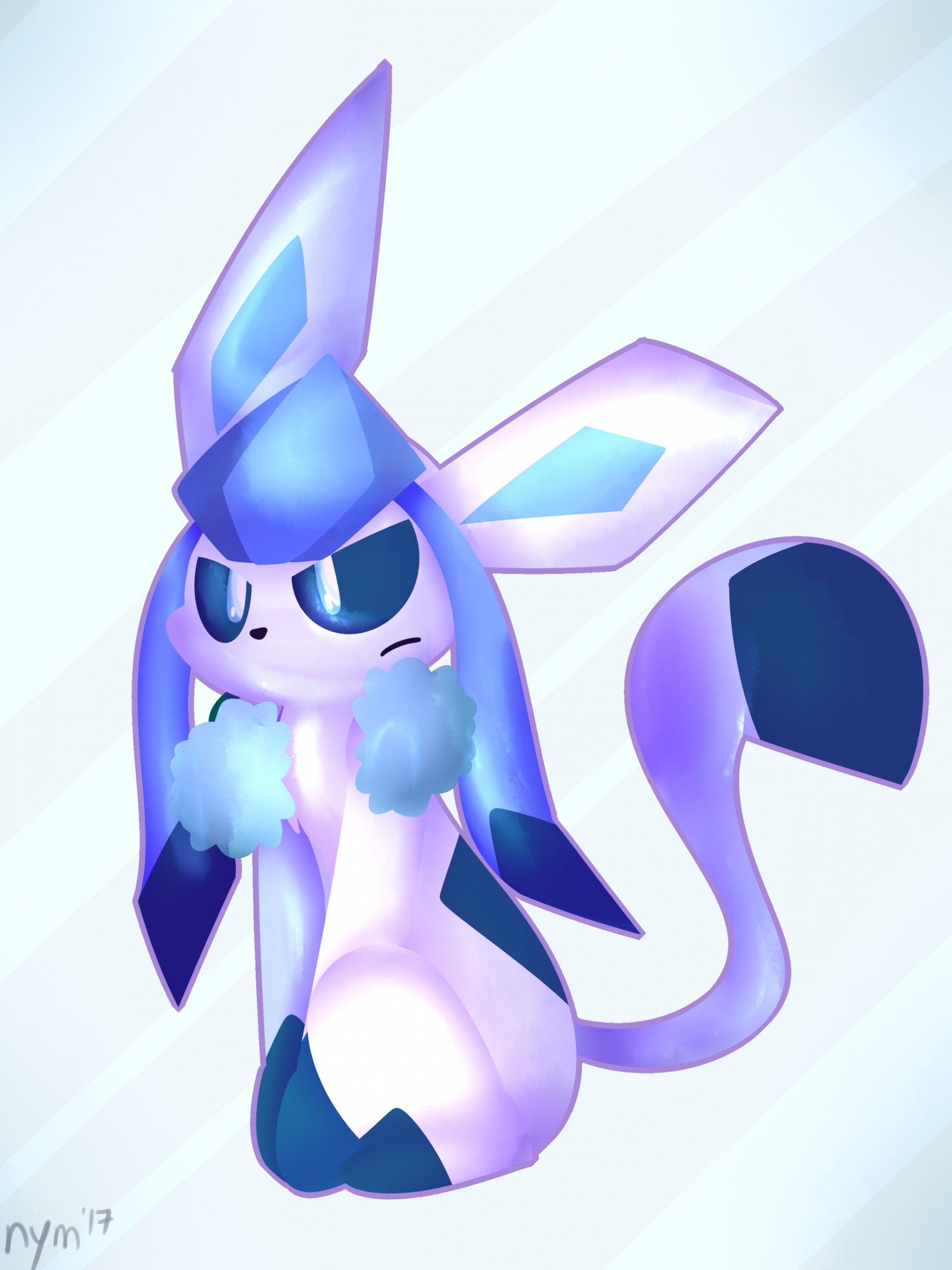 Sylveon Pokemon minimalista, Pokémon, 736x1290 Verticale, Mobile