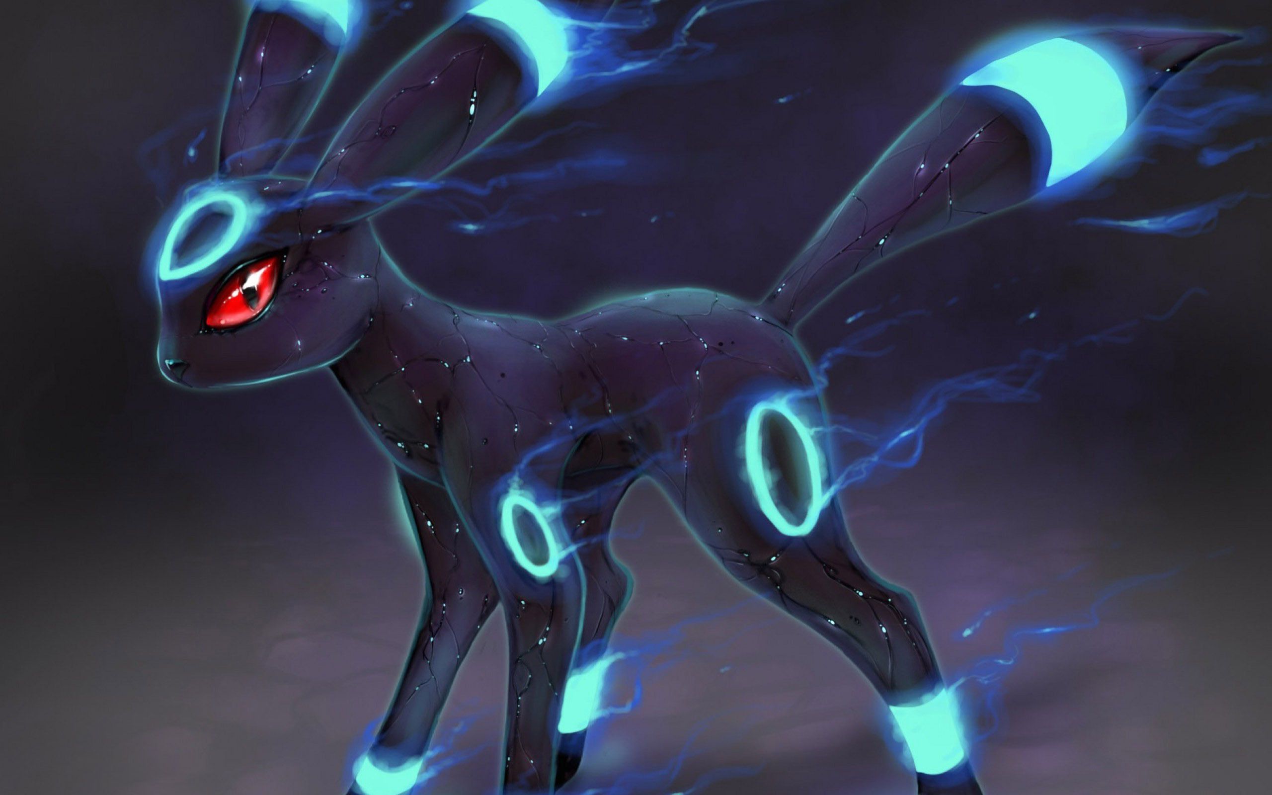 Umbreon shiny anelli blu, 2560x1600 2K+, PC