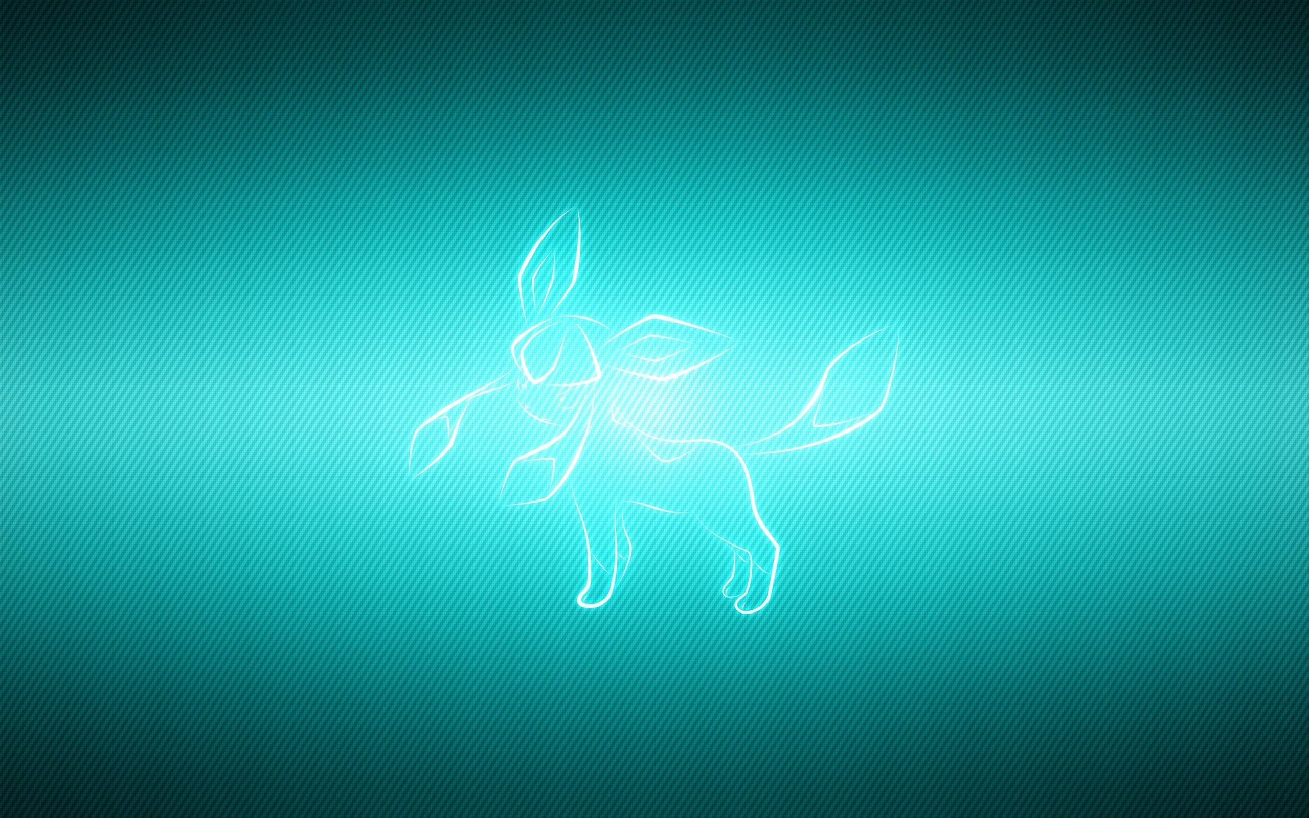 Glaceon Pokémon su erba, 1600x900 HD, Desktop