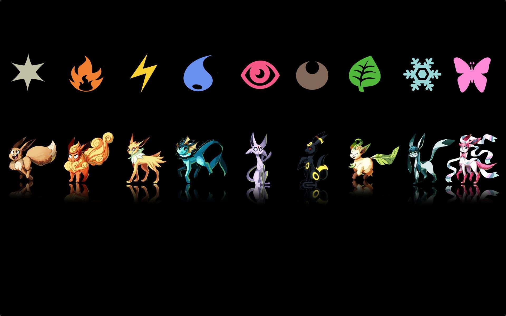 Vaporeon Pokémon blu, 1920x1080 Full HD, PC