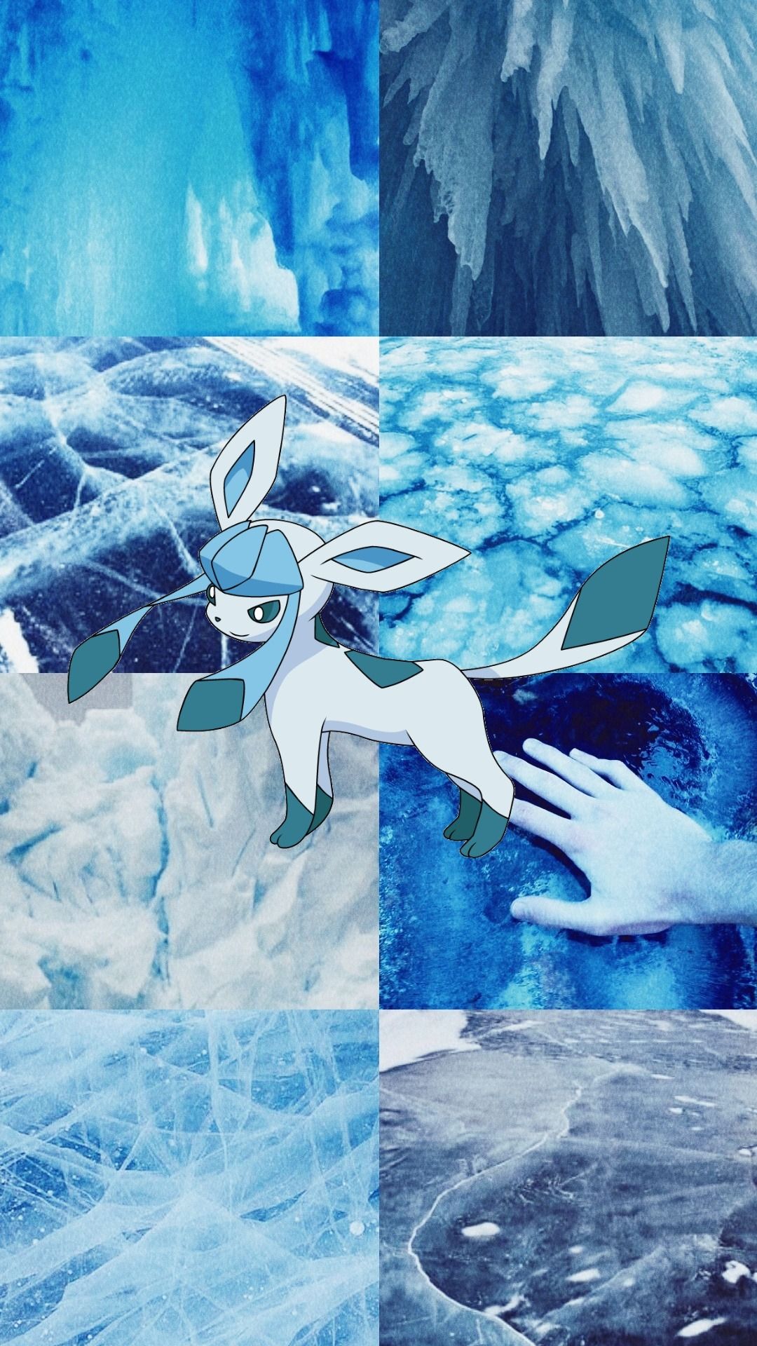 Glaceon Pokemon ghiaccio blu, creature tascabili, 1080x1920 Full HD Verticale, iPhone