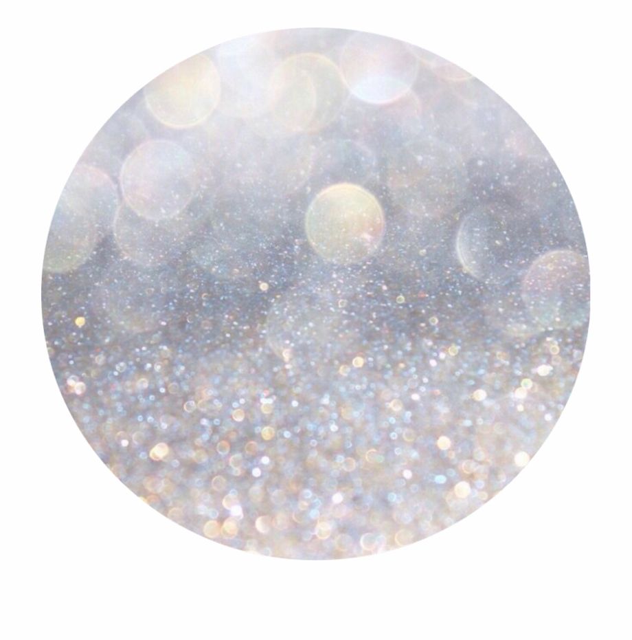 Cerchio glitter bianco argento, 920x931 Verticale, Telefono