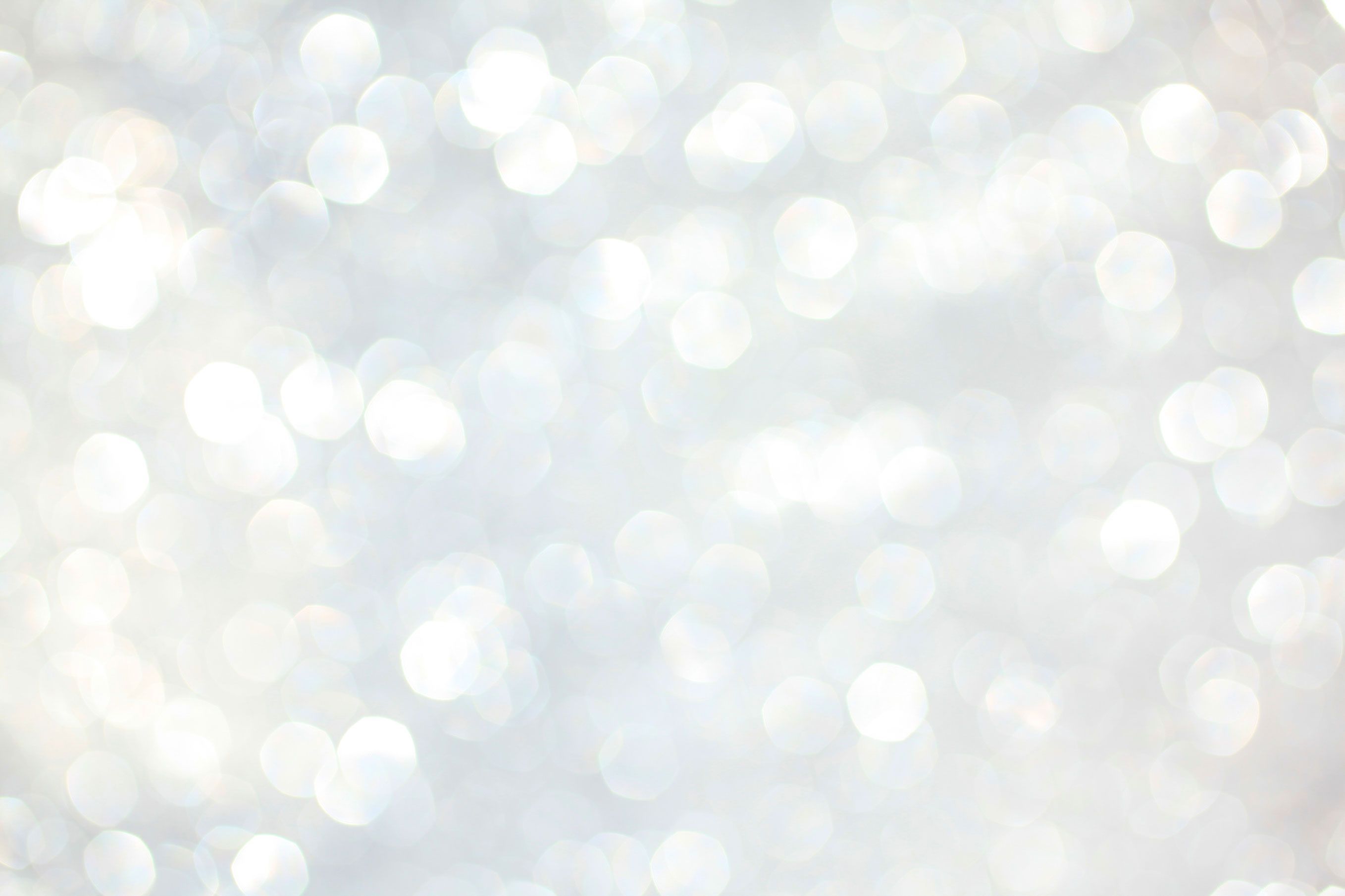 Sfondo bokeh glitter bianco, 2716x1810 2K+, Monitor Gaming