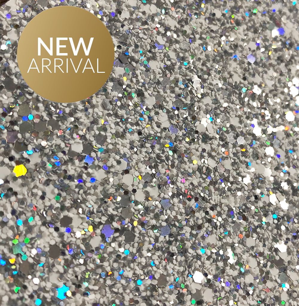 Glitter olografico argento, 1000x1026 Verticale, Mobile