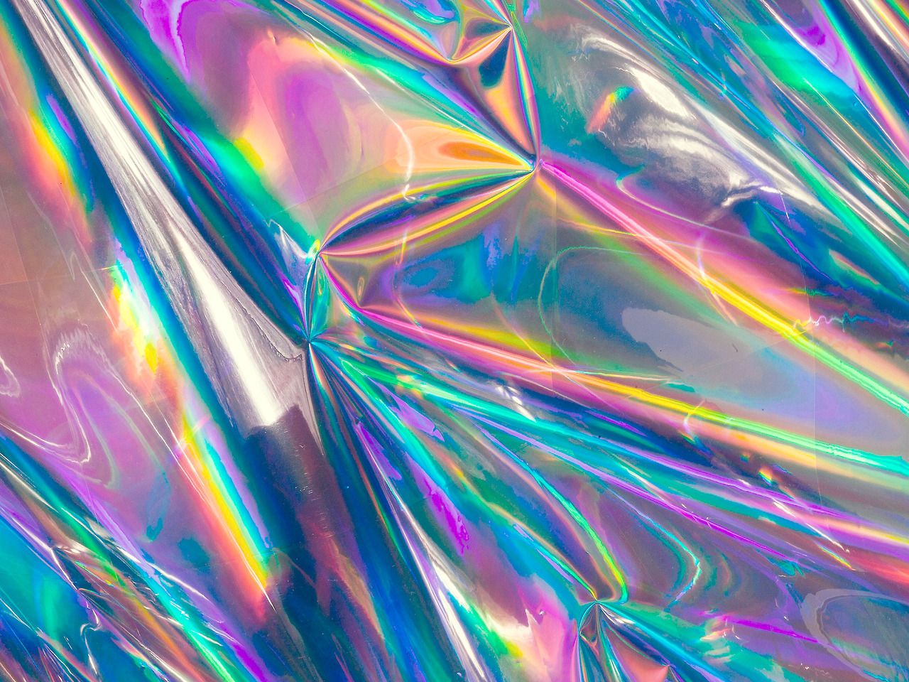 tessuto olografico multicolore increspato, 1280x960 720p, PC