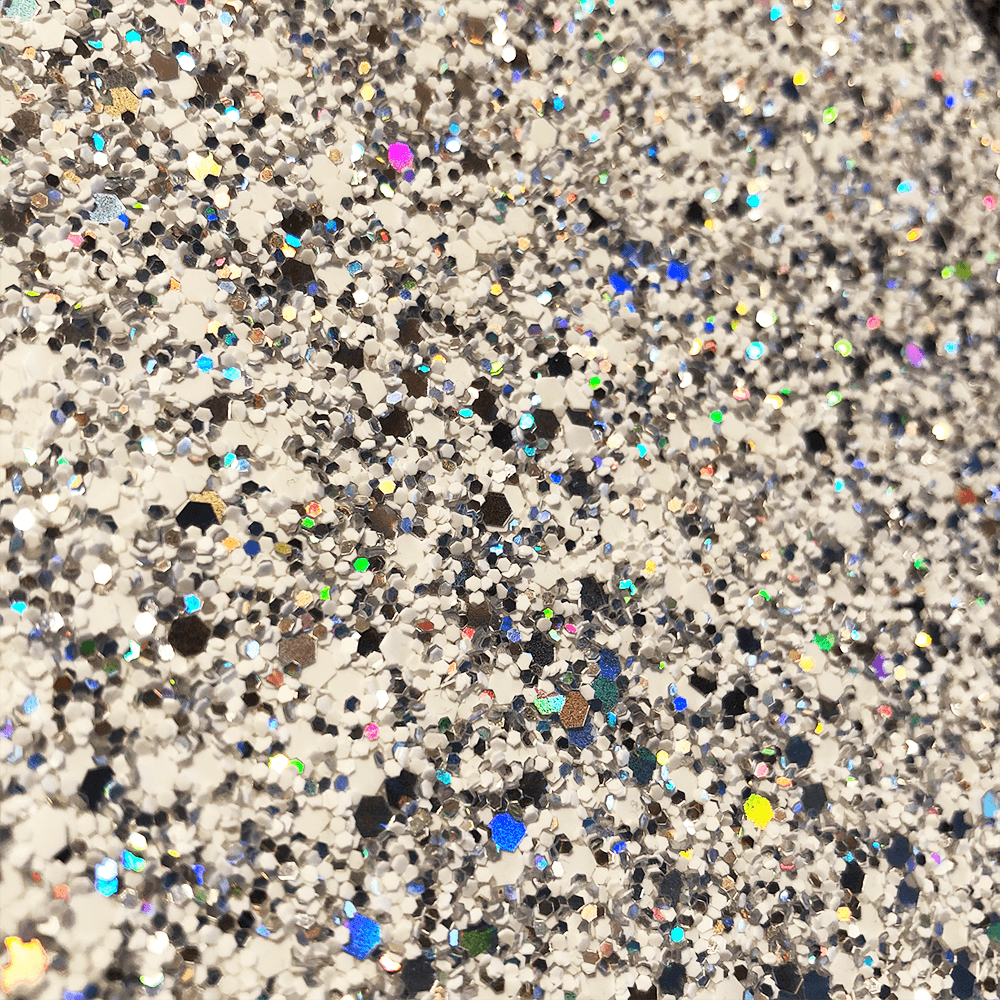 Glitter olografico argento bianco, 1000x1000 HD, Desktop