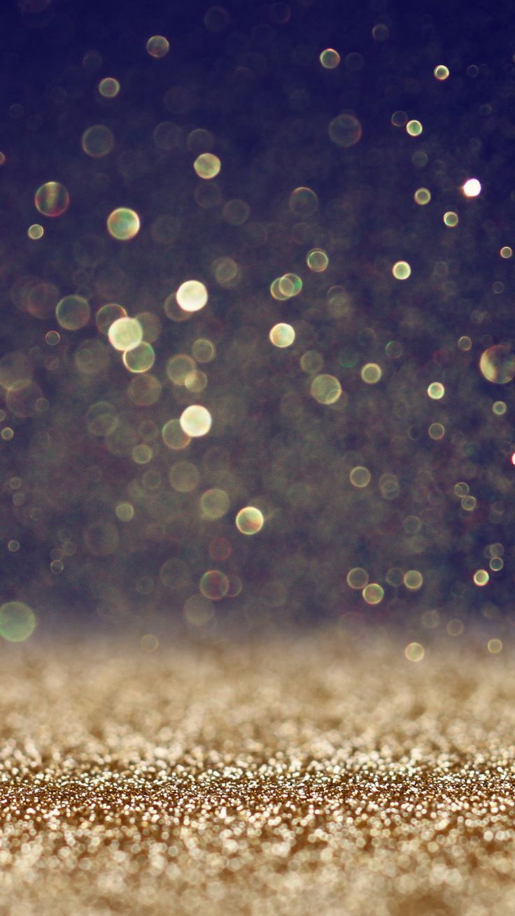 Glitter dorato bokeh sfondo, 736x1309 Full HD Verticale, iPhone