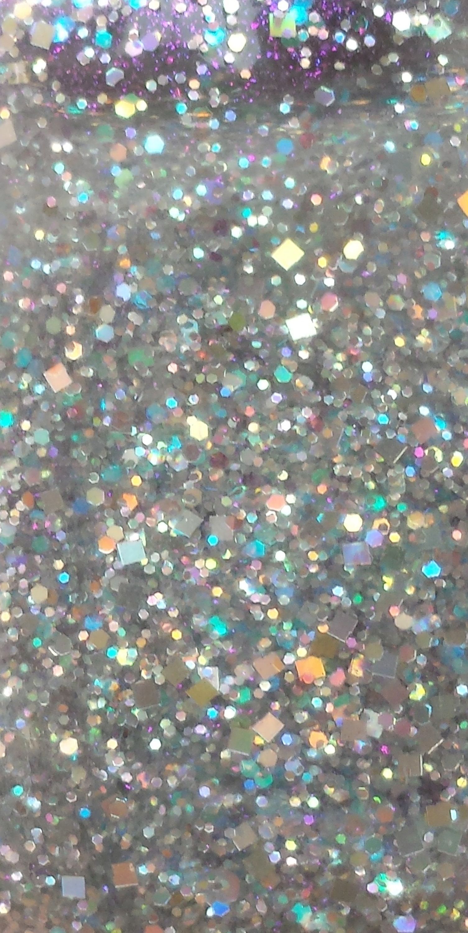 Glitter olografico argento, 1505x3000 Verticale, POCO