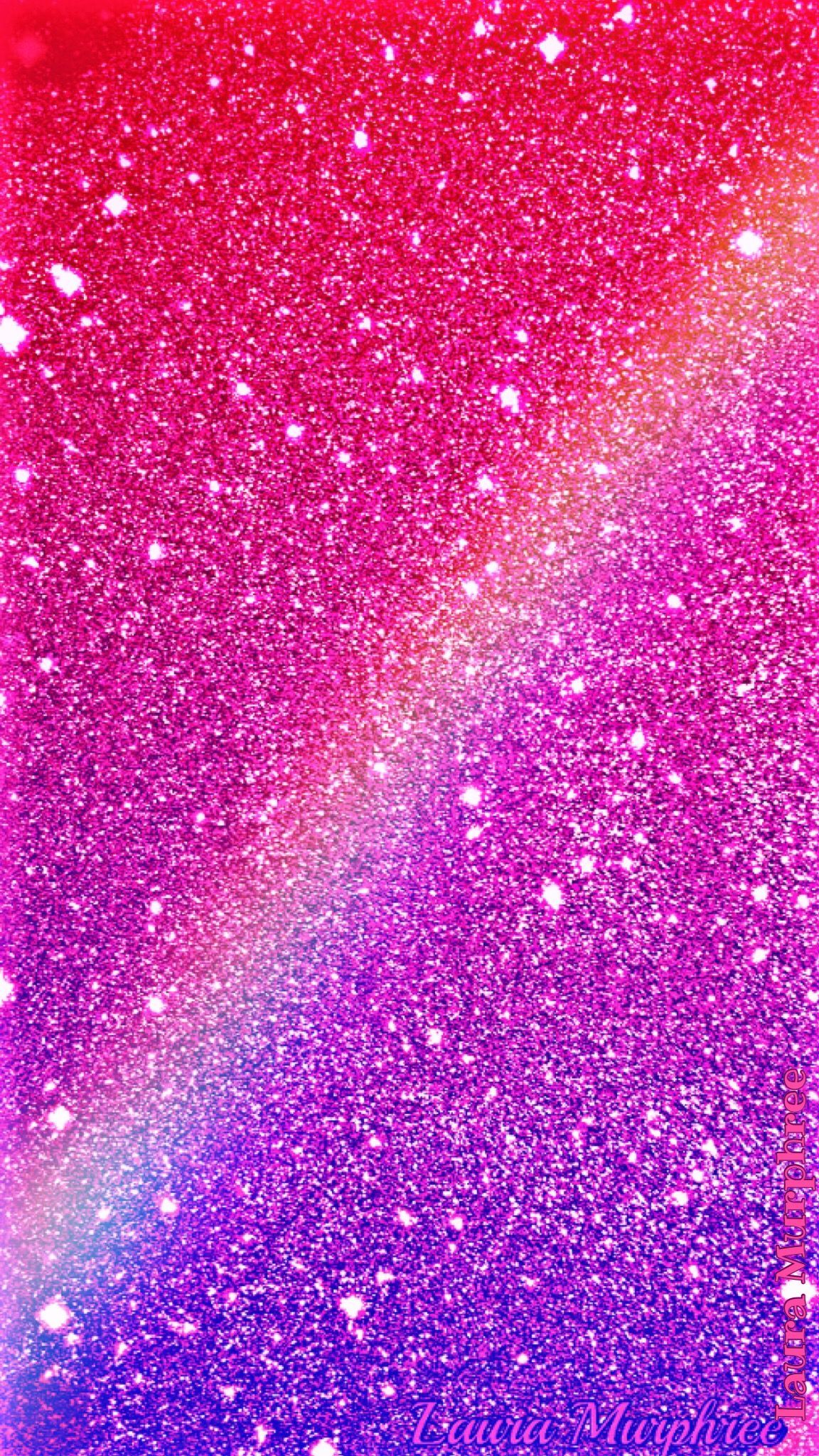 Glitter rosa e viola sfumato, 1152x2048 Verticale, Telefono