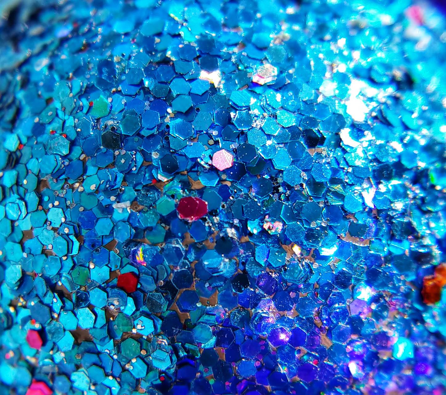 Glitter blu esagonale ravvicinato, 1447x1280 720p, MacBook Air
