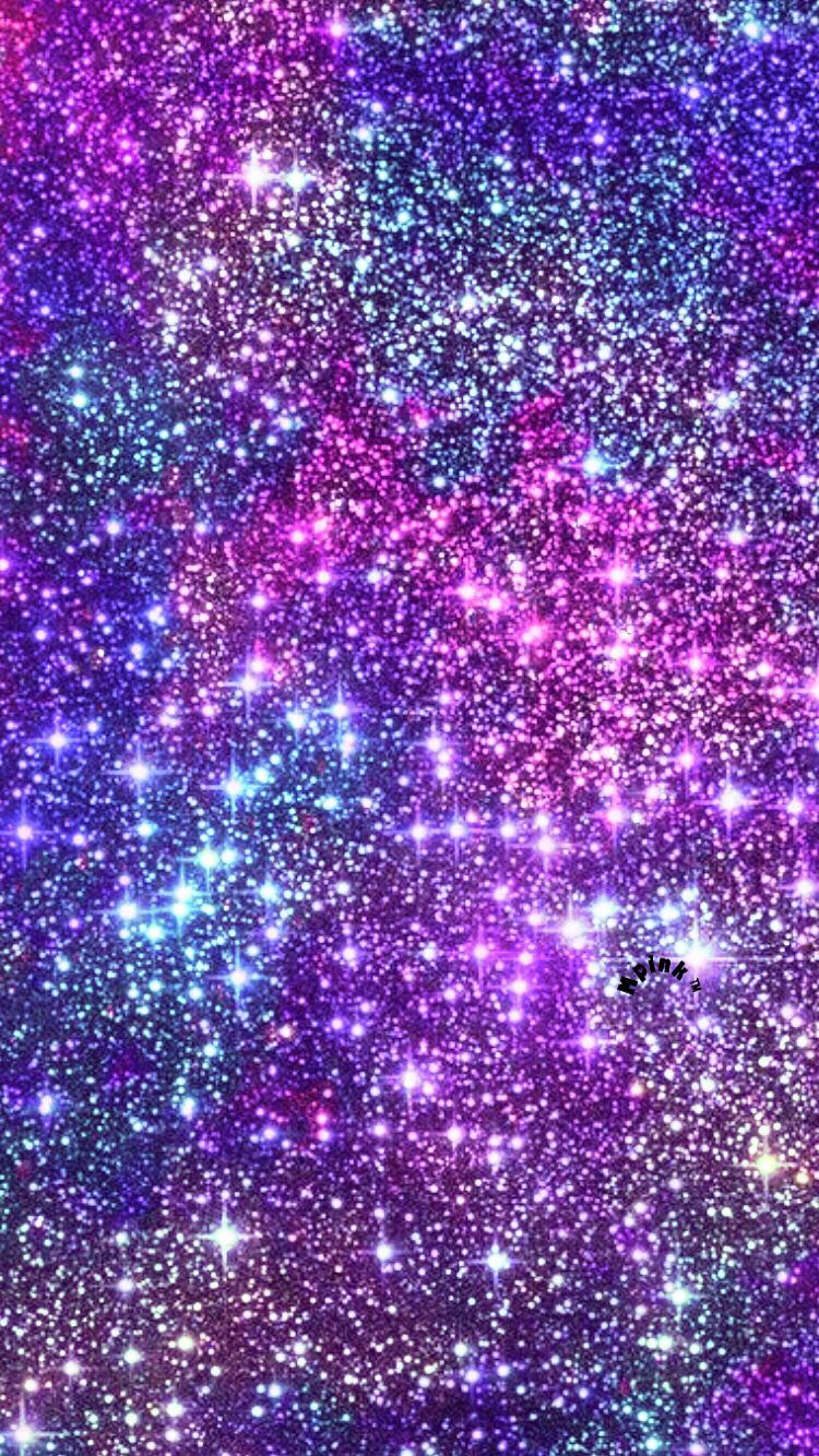 Glitter viola e blu scintillante, 750x1334 Full HD Verticale, iPhone