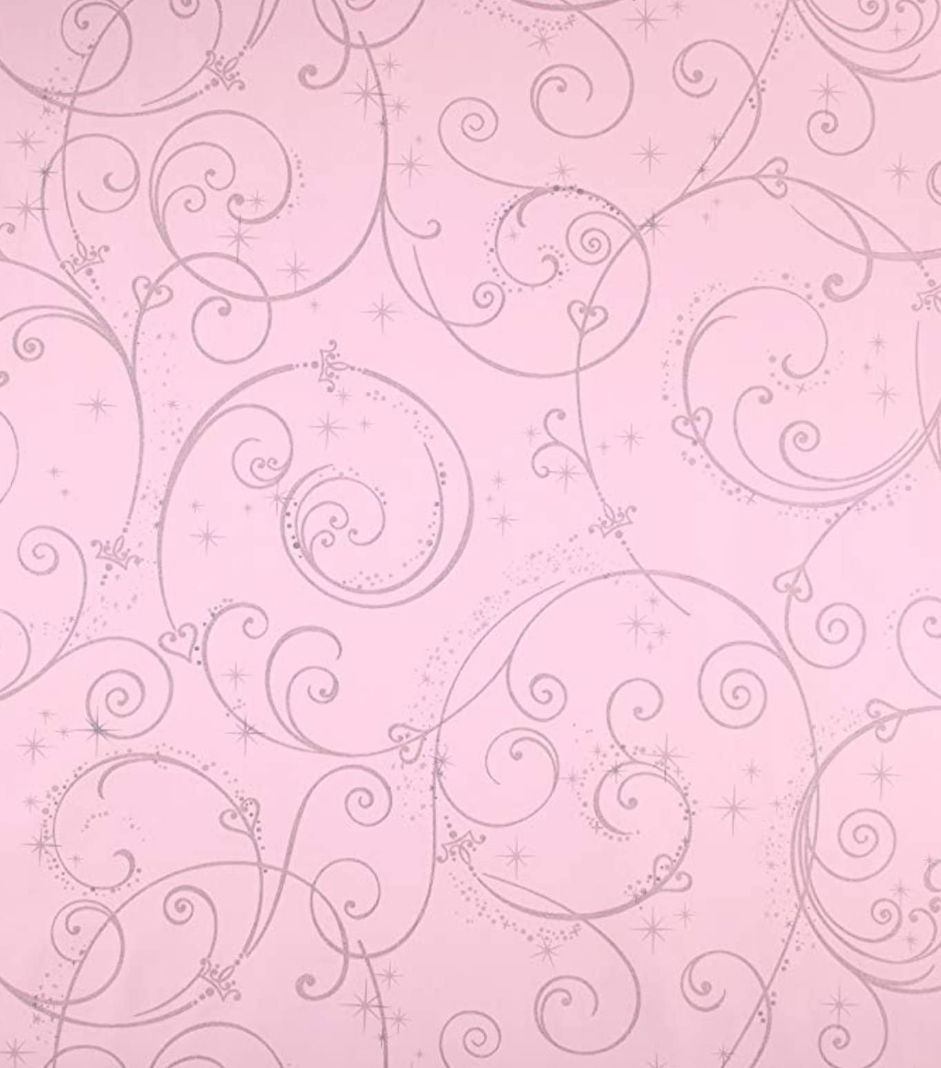 Ricci glitter rosa decorativi, 1364x1548 Verticale, Android
