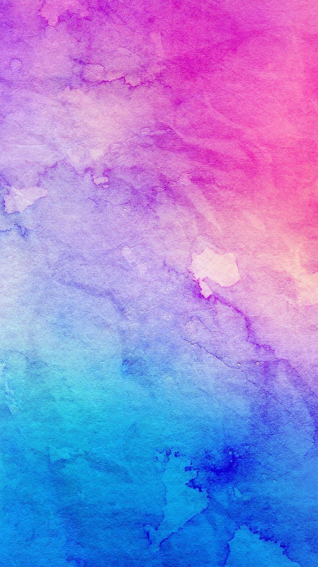Acquerello sfumato rosa viola blu, 1080x1920 Verticale, Telefono