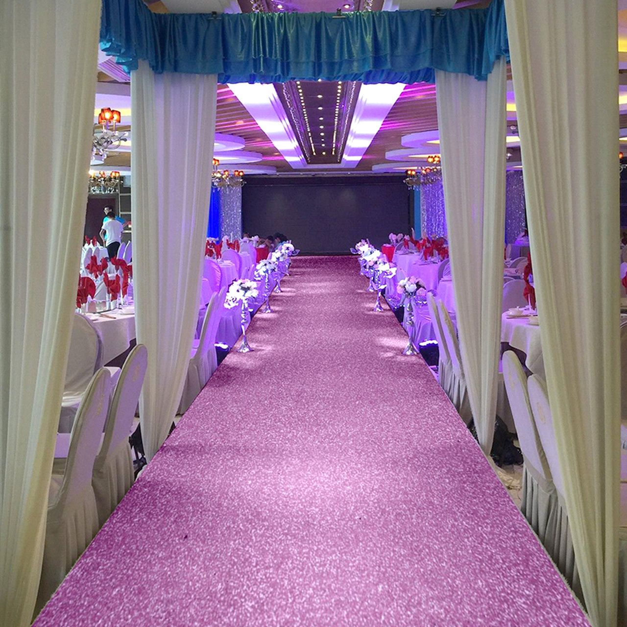 Sala matrimonio tappeto glitter rosa, 1280x1280 HD, Desktop