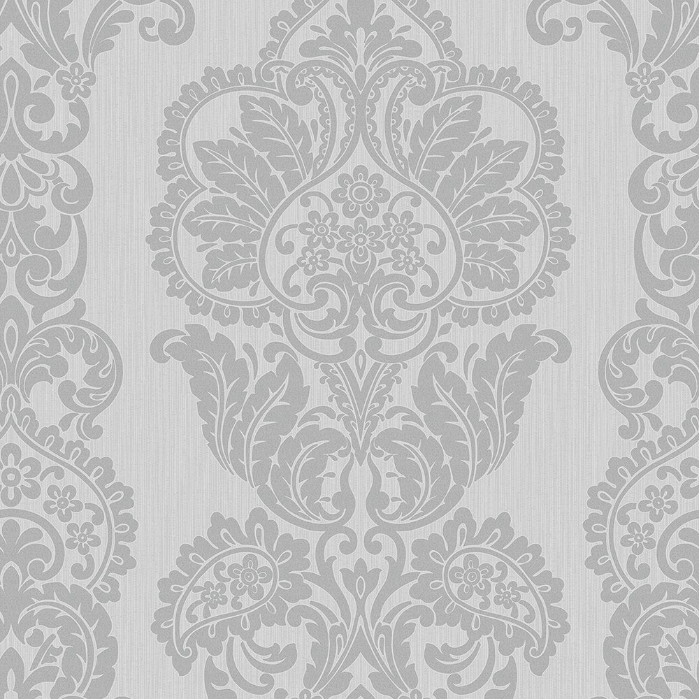 Damasco glitter grigio argento, 1000x1000 HD, Laptop