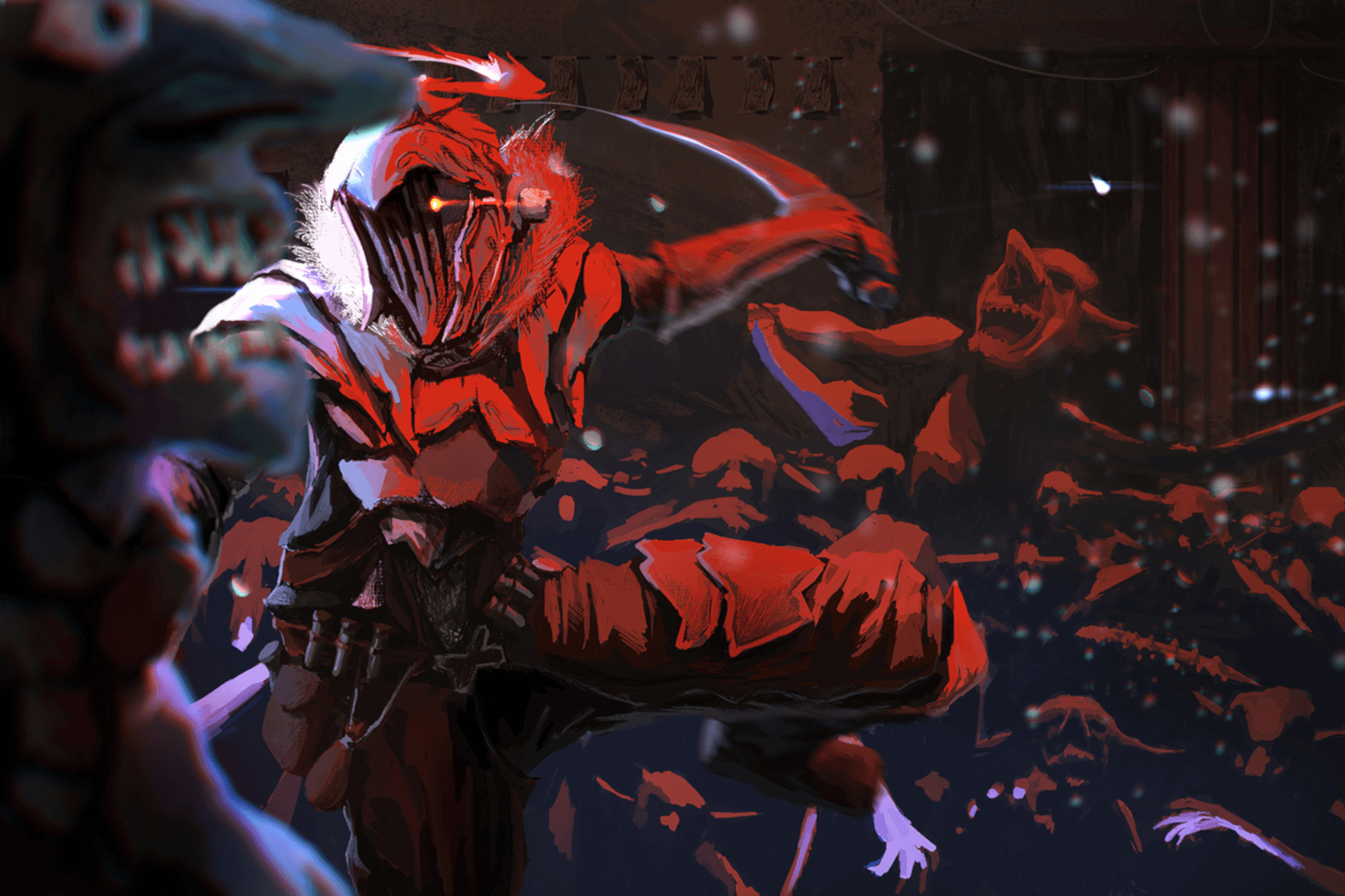 Goblin Slayer armatura rossa, 1920x1280 Full HD+ WUXGA, PC