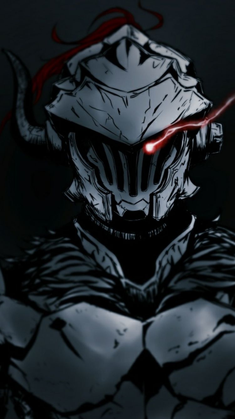 Goblin Slayer elmo cornuto scuro, 750x1334 Verticale, Mobile