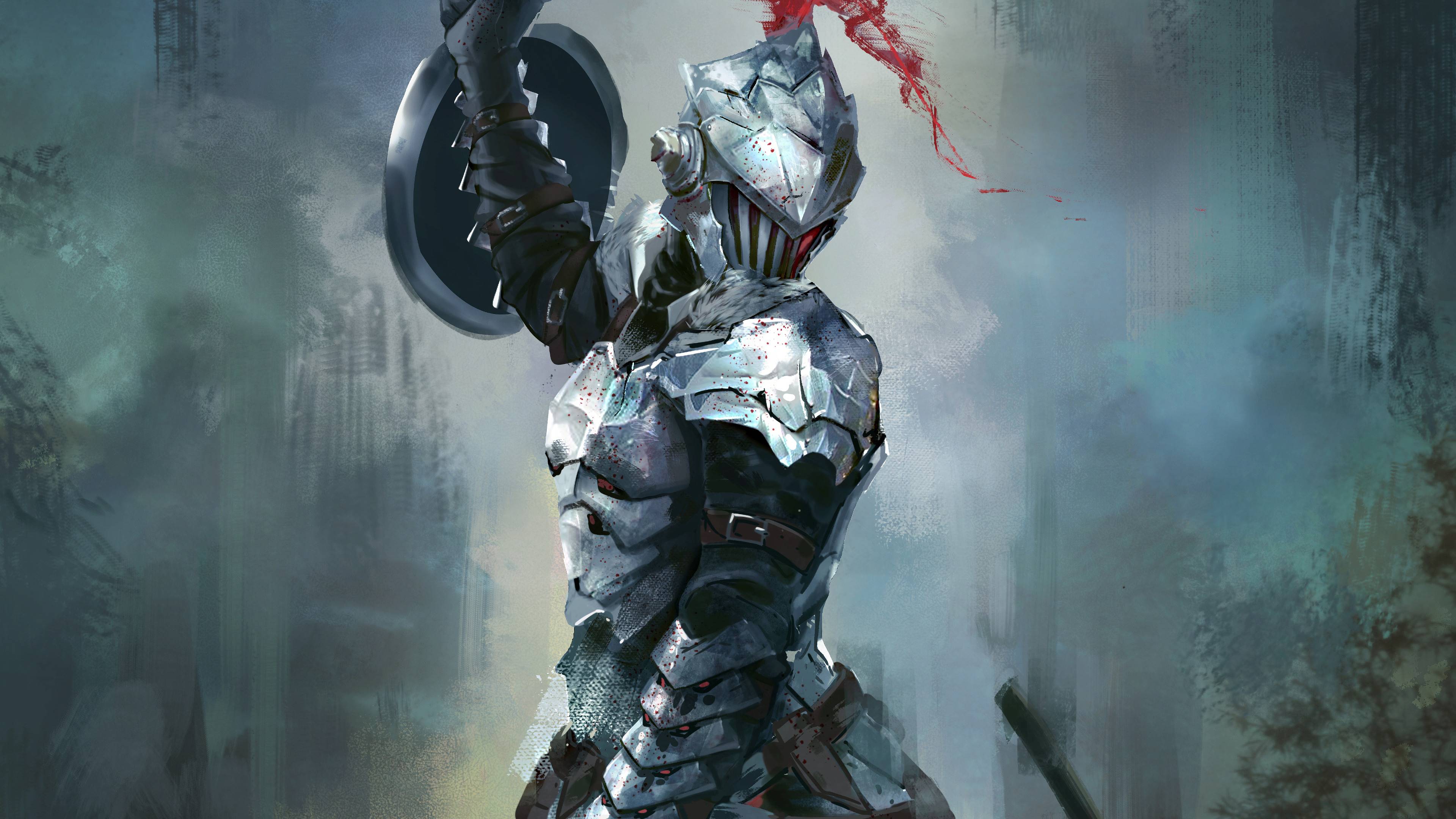 Goblin Slayer armatura scudo, 3840x2160 UHD, PC 4K
