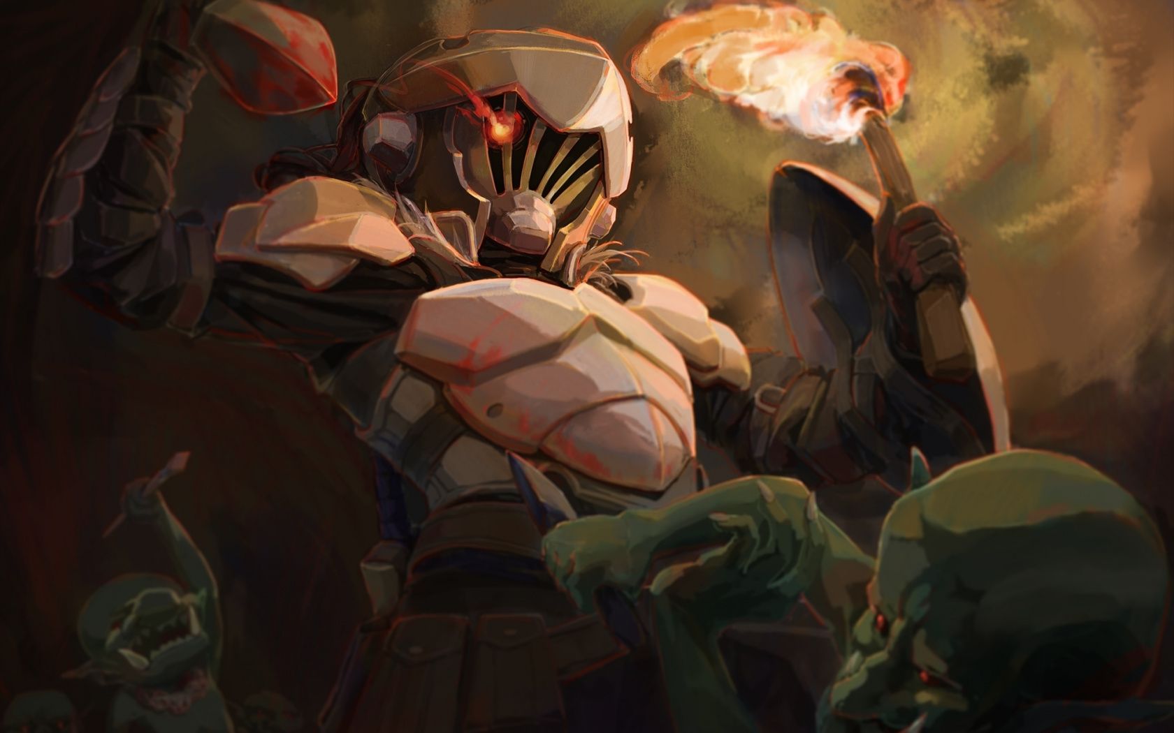 Goblin Slayer con torcia, 1680x1050 900p, HP Laptop