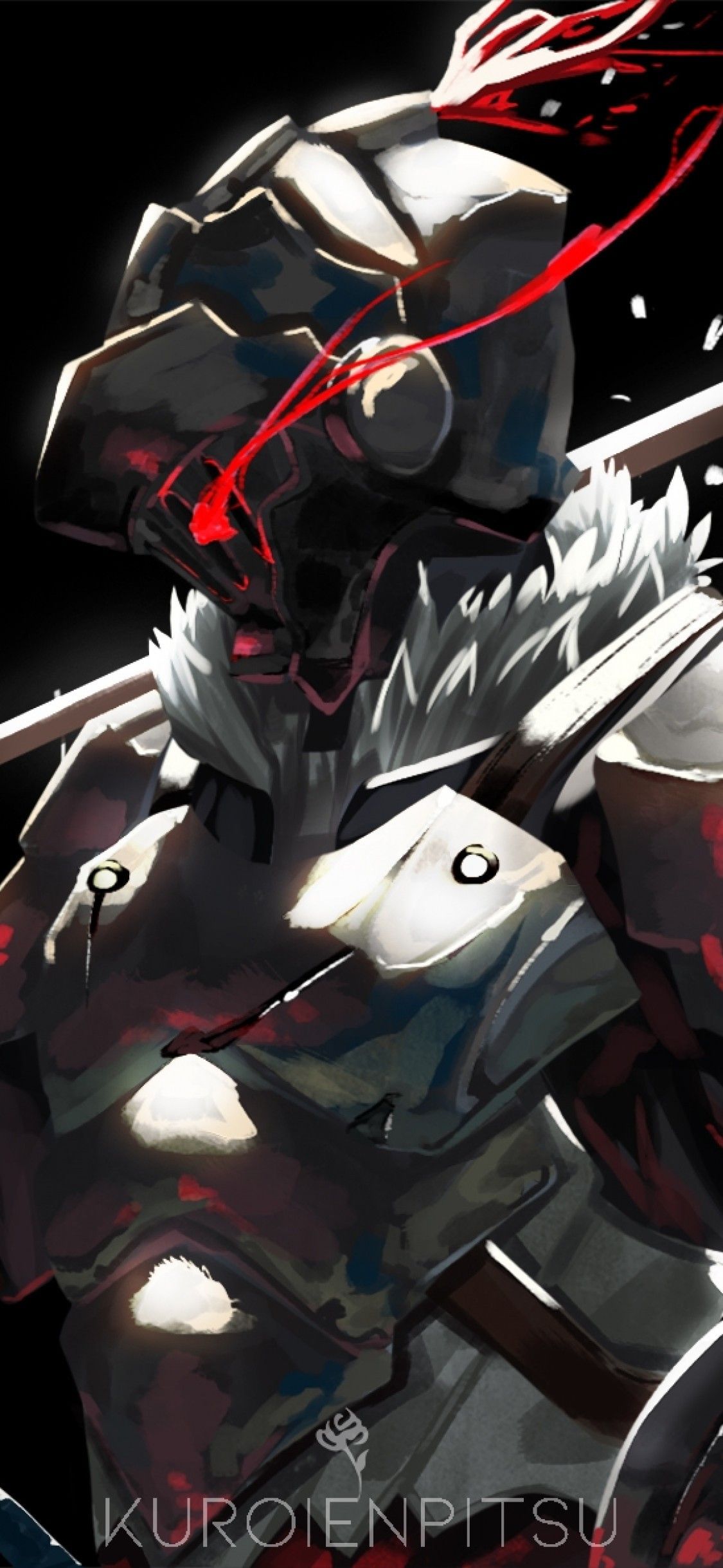 Goblin Slayer armatura scura, 1125x2436 Full HD Verticale, iPhone