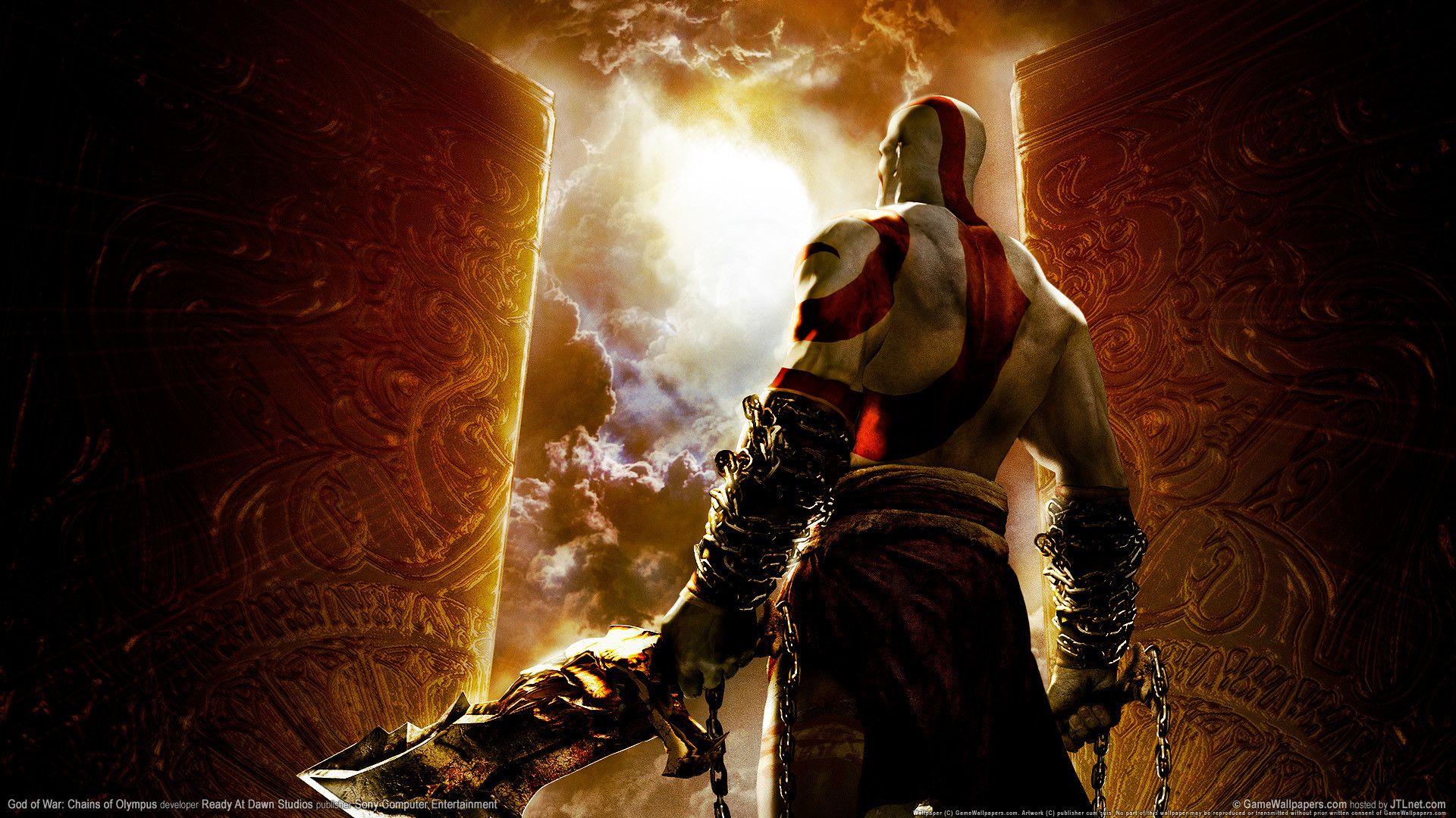 Kratos God of War, 1920x1080 Full HD 1080p, Laptop