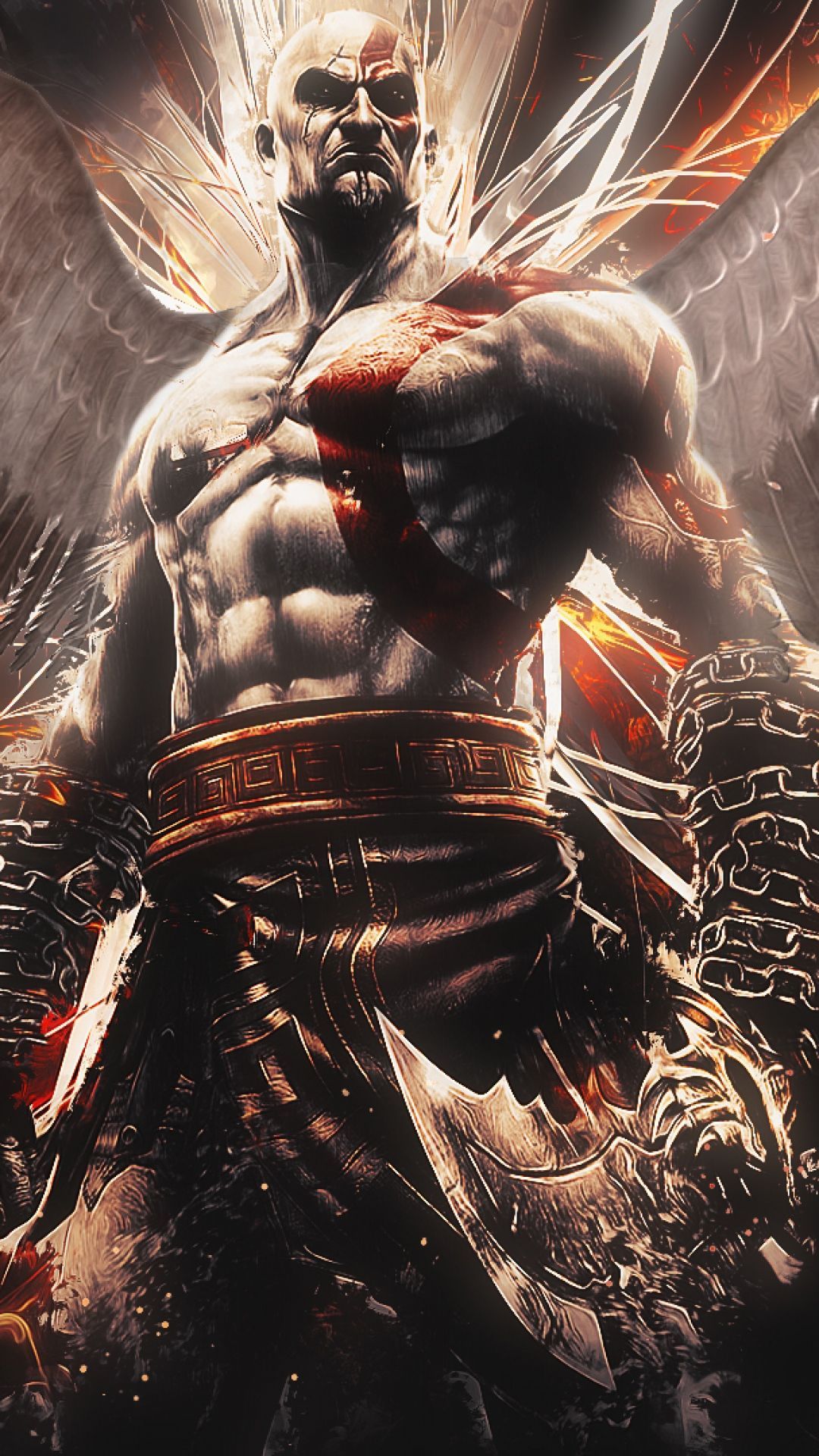 Kratos God of War, 1080x1920 Full HD Verticale, Samsung Galaxy