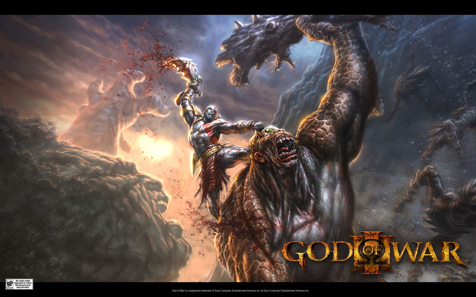Kratos God of War 3, 1920x1200 Full HD+, Desktop