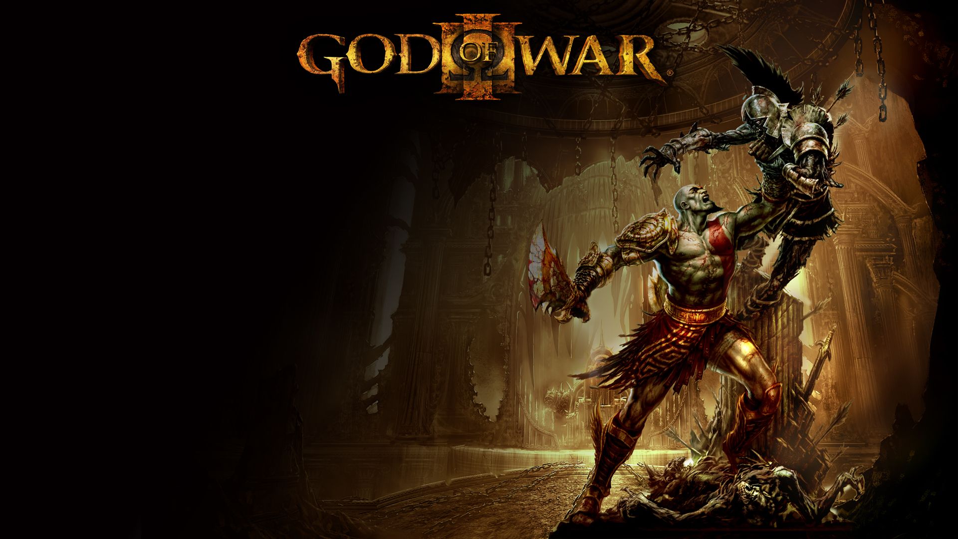 Kratos God of War battaglia, 2560x1440 2K QHD, PC