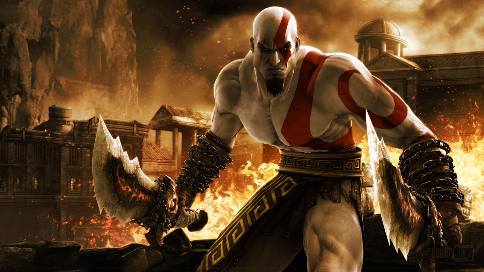 Kratos God of War, 1600x900 900p, Desktop