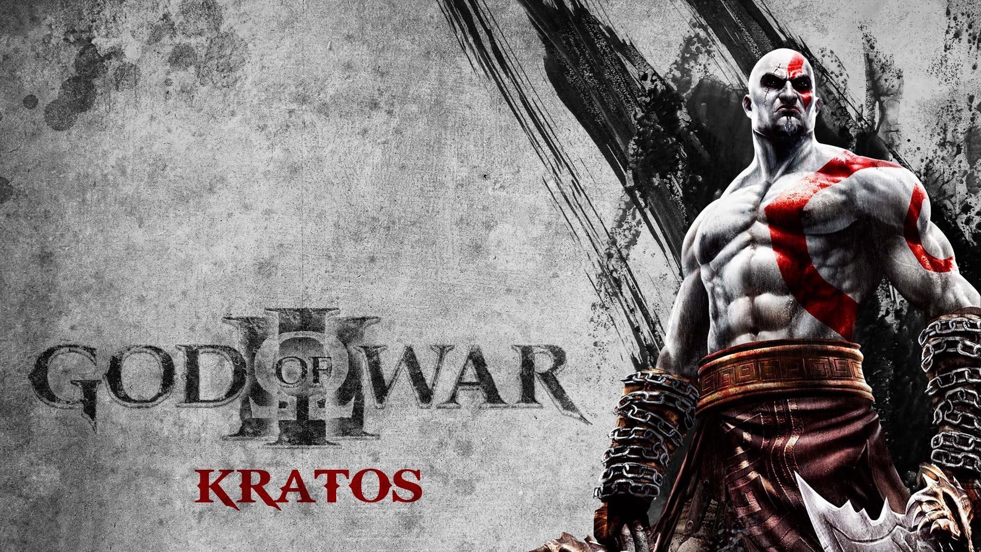 Kratos God of War oscuro, 1366x768 HD, Desktop